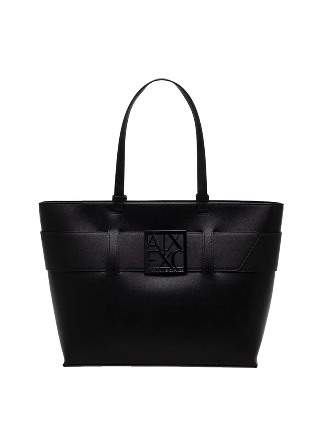 ARMANI EXCHANGE Shopper Armani Exchange Logo Frontale Nero BLACK