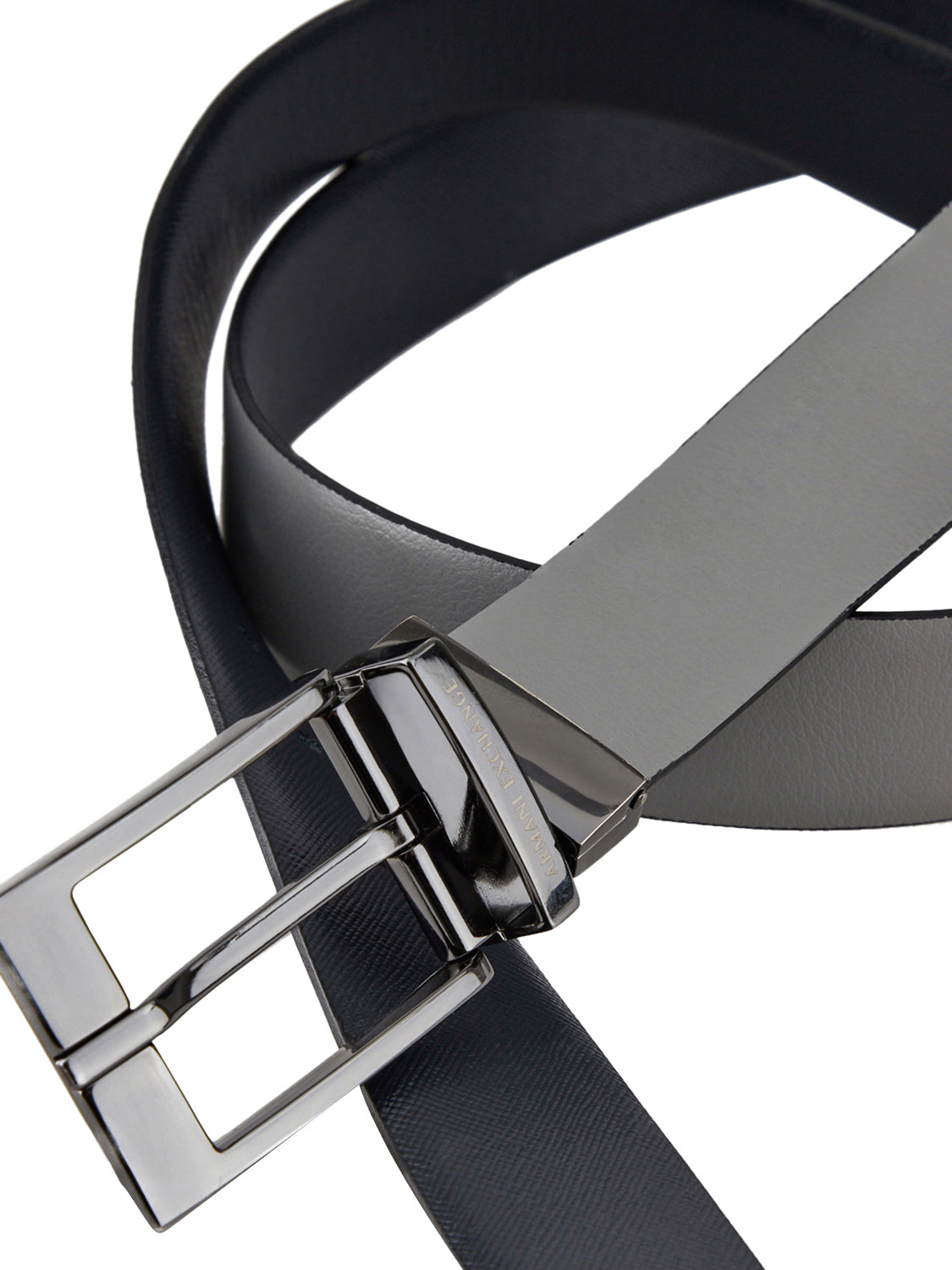 ARMANI EXCHANGE Armani Exchange Cintura Reversibile Tongue Navy Blue Navy/Grey