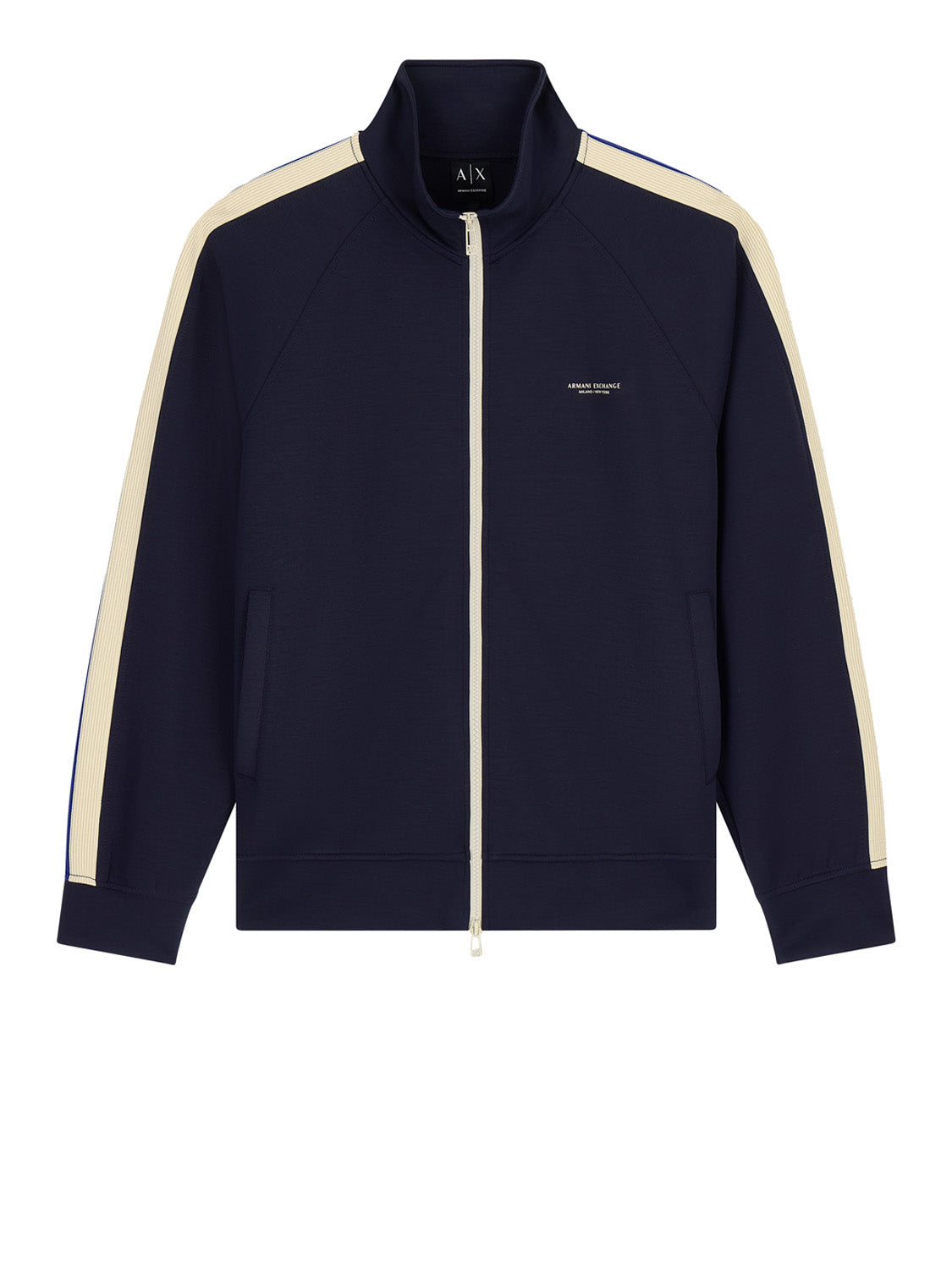 ARMANI EXCHANGE Felpa Armani Exchange Logo Frontale Navy Deep Navy