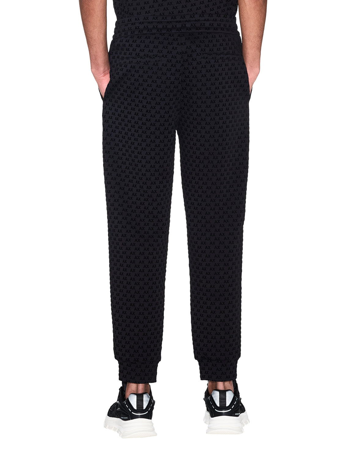 ARMANI EXCHANGE Armani Exchange Pantalone Monogramma Nero BLACK