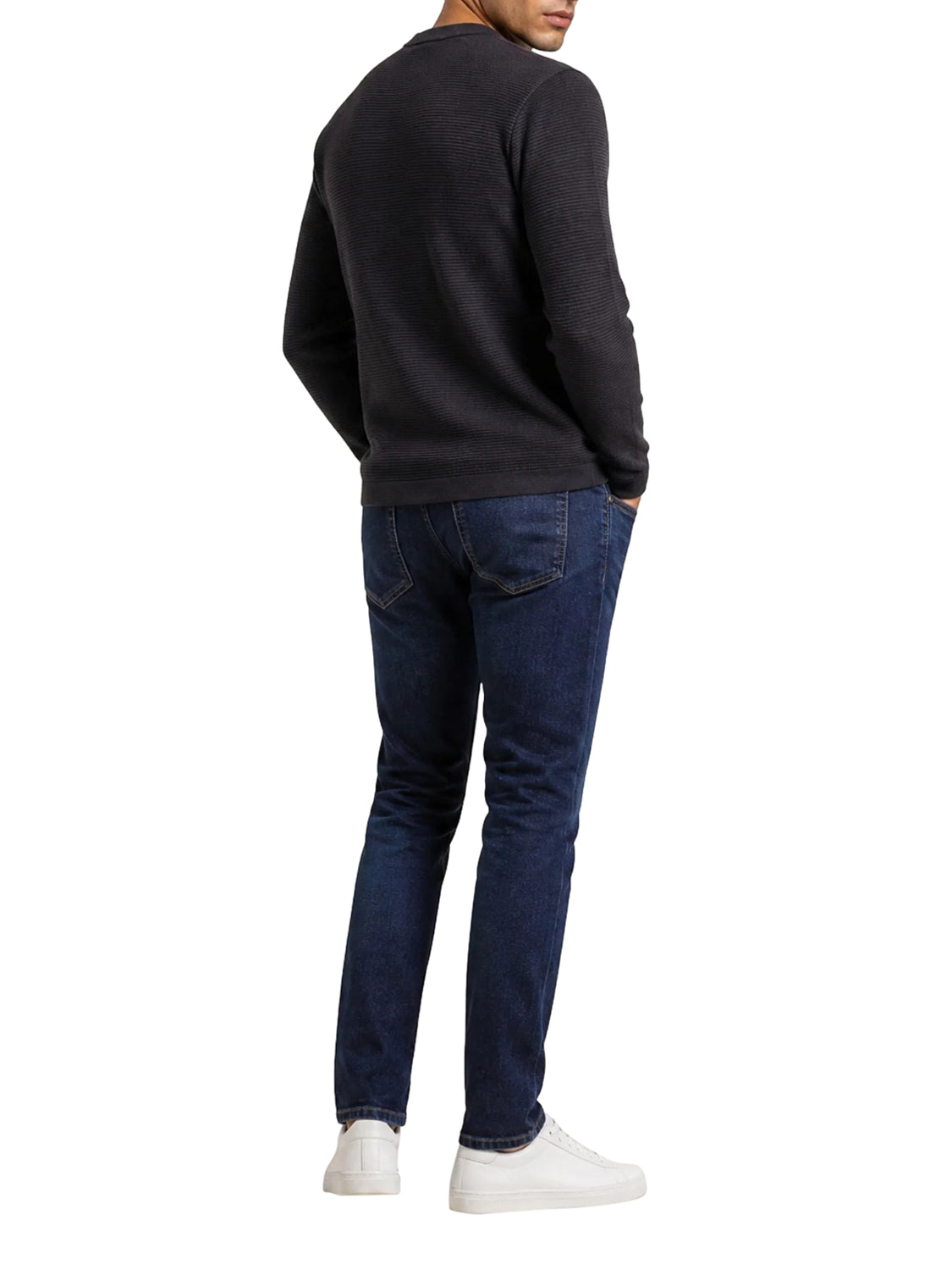 ARMANI EXCHANGE Maglione Armani Exchange Tinta Unita - Blu Licorice/Deep Navy S