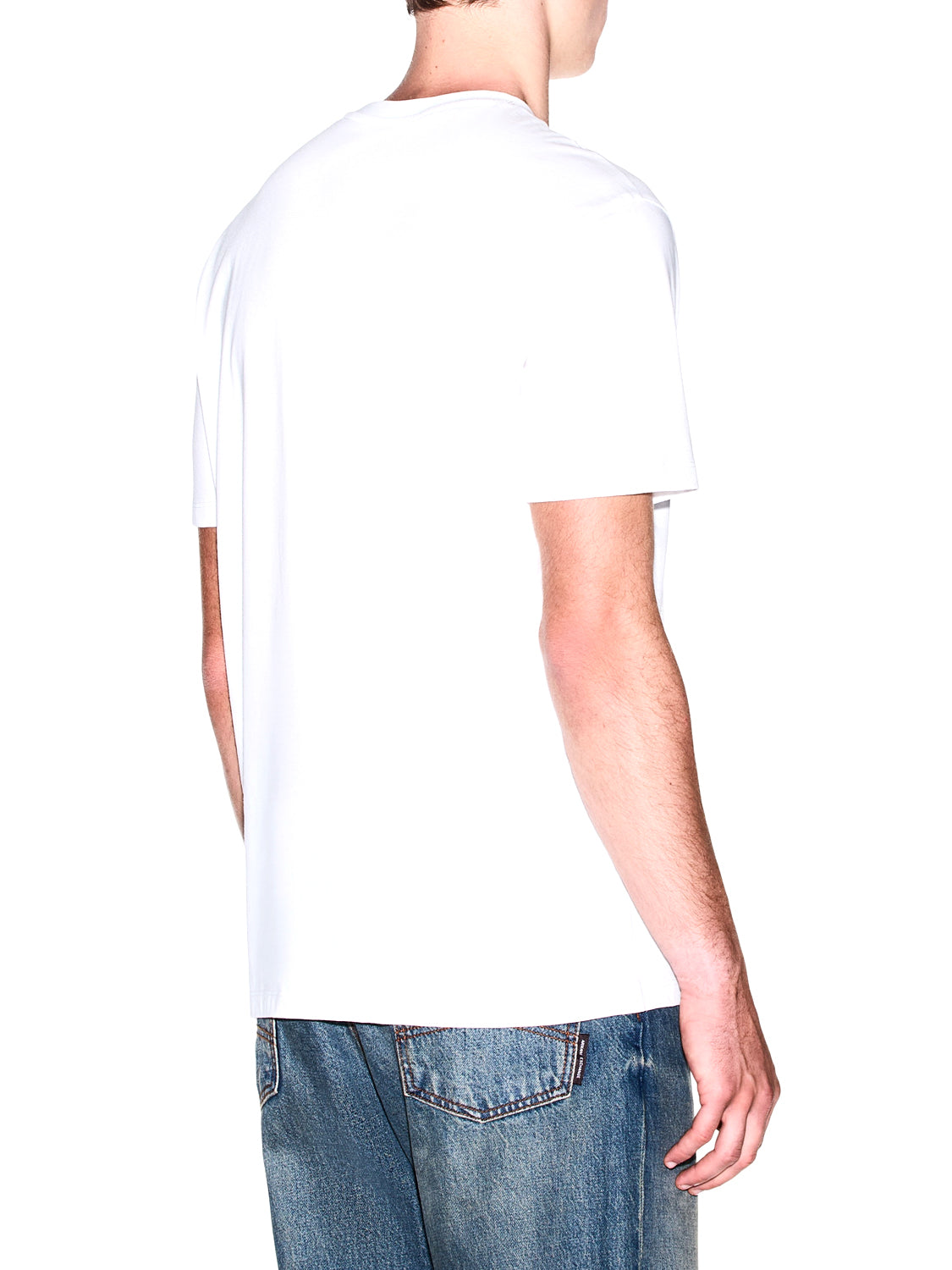 ARMANI EXCHANGE Armani Exchange T-shirt Con Vestibilità Regular In Jersey Di Cotone - Bianco Off White