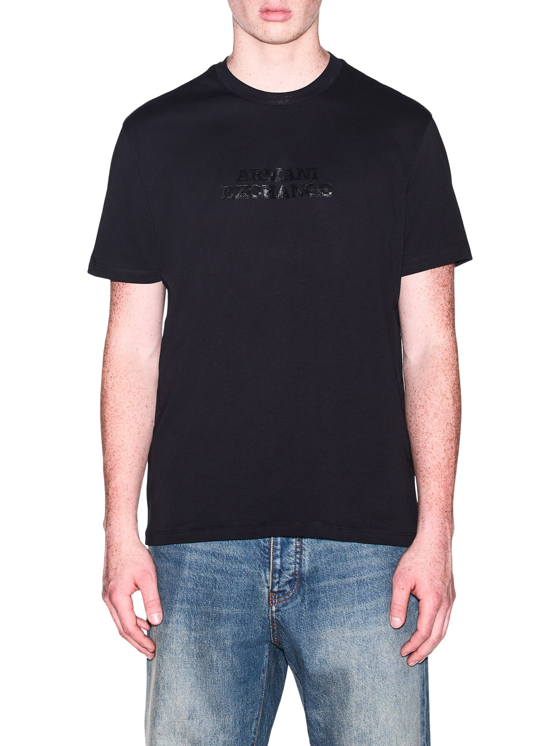 ARMANI EXCHANGE Tinta Unita T-Shirt Armani Exchange - Nero BLACK