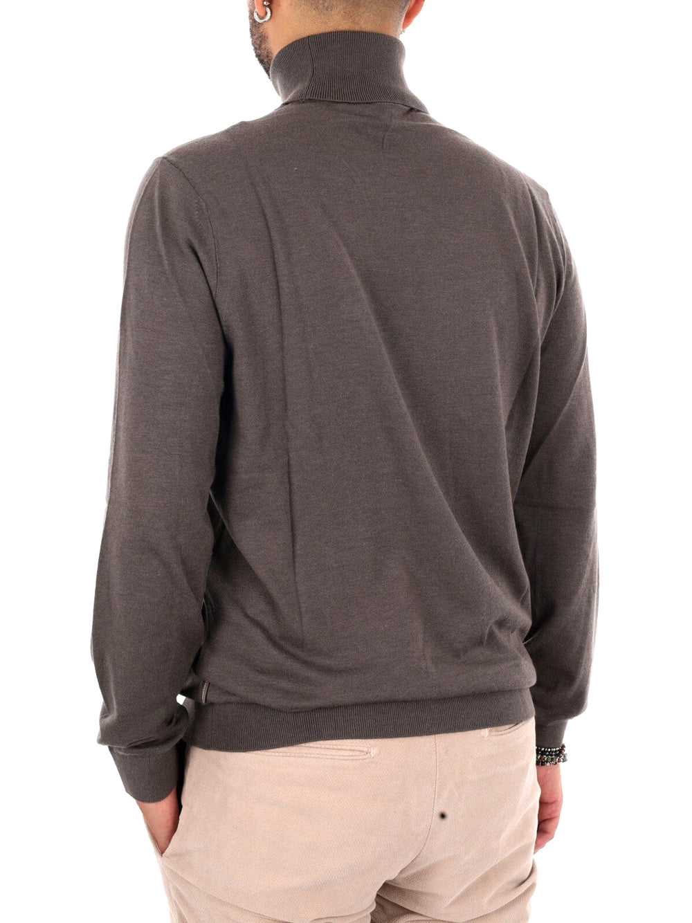 Armani Exchange Maglione Armani Exchange In Tinta Unita - Marrone Falcon