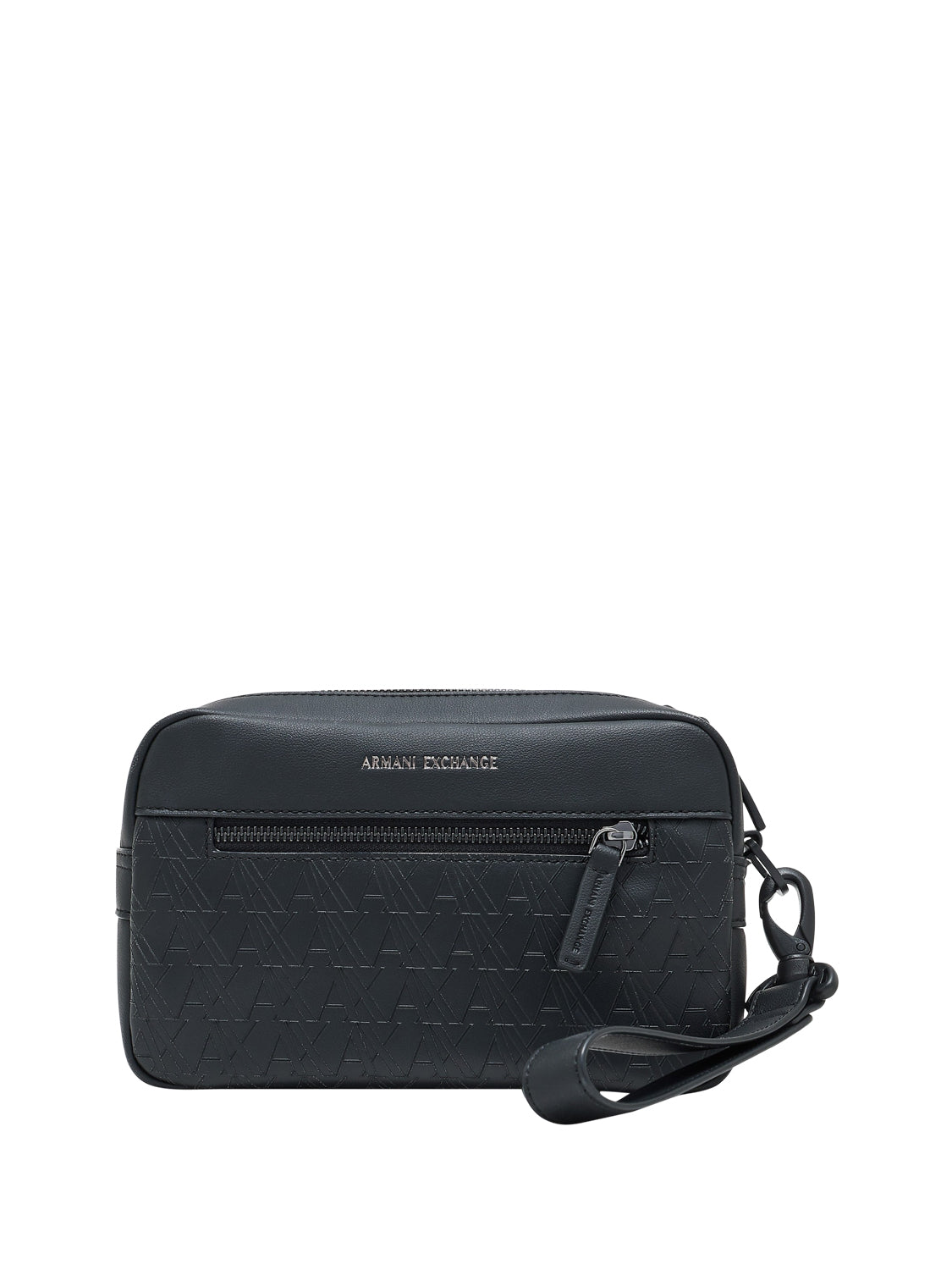 ARMANI EXCHANGE Beauty case Armani Exchange effetto pelle con logo in rilievo Nero BLACK