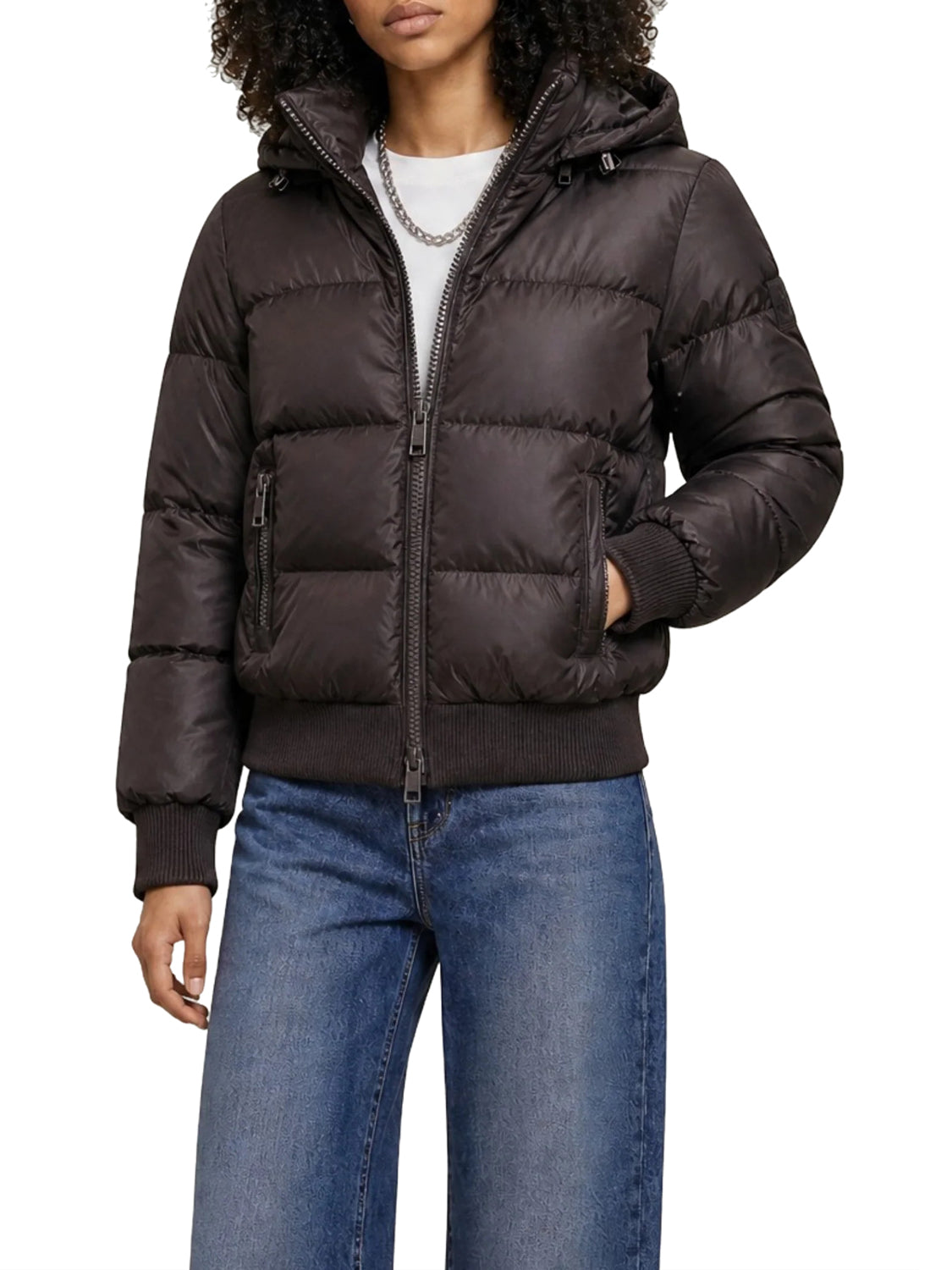 ARMANI EXCHANGE Armani Exchange Piumino In Tinta Unita - Marrone Antagonist