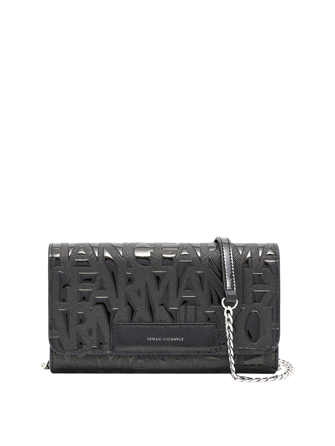 ARMANI EXCHANGE Armani Exchange Portafoglio Con Catena E Logo In Rilievo Nero BLACK