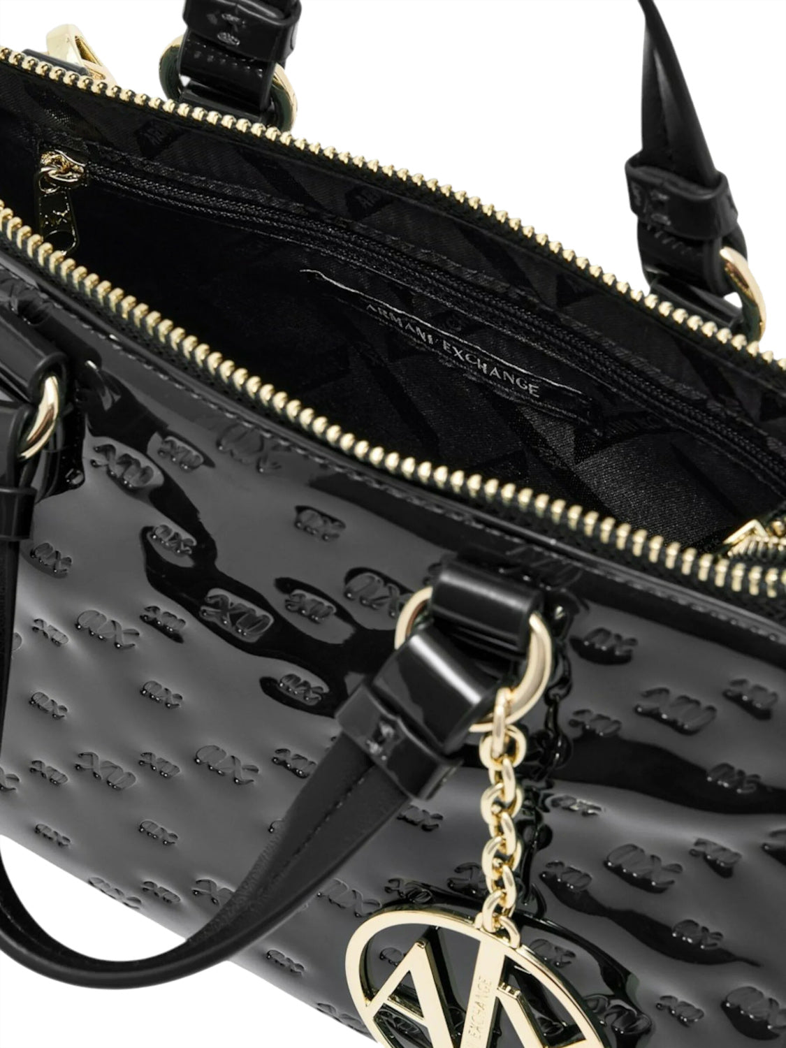 ARMANI EXCHANGE Armani Exchange Borsa A Mano Charm Logato - Nero BLACK