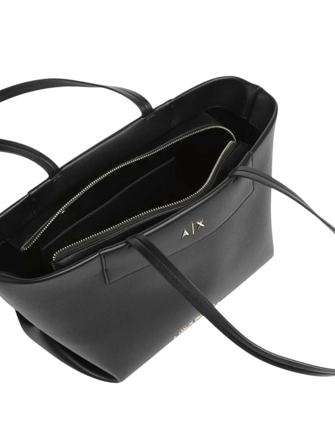ARMANI EXCHANGE Armani Exchange Borsa Shopper Logo Frontale Nero BLACK