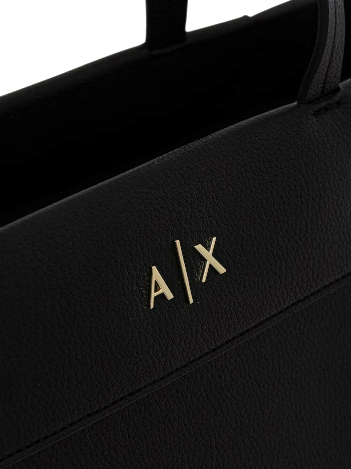 ARMANI EXCHANGE Armani Exchange Borsa Shopper Logo Frontale Nero BLACK