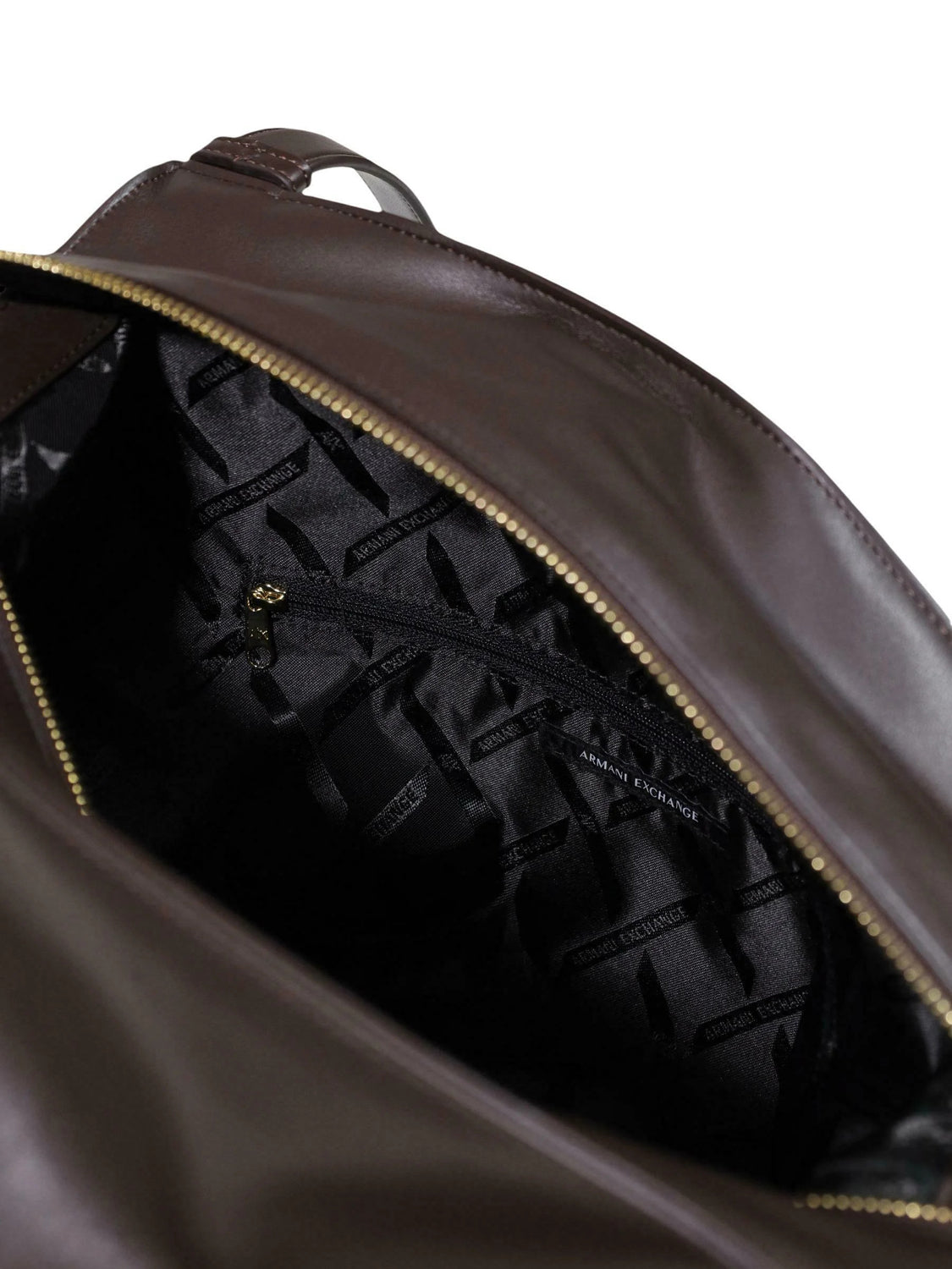 ARMANI EXCHANGE Borsa Shopper Armani Exchange Logo Frontale Marrone Antagonist