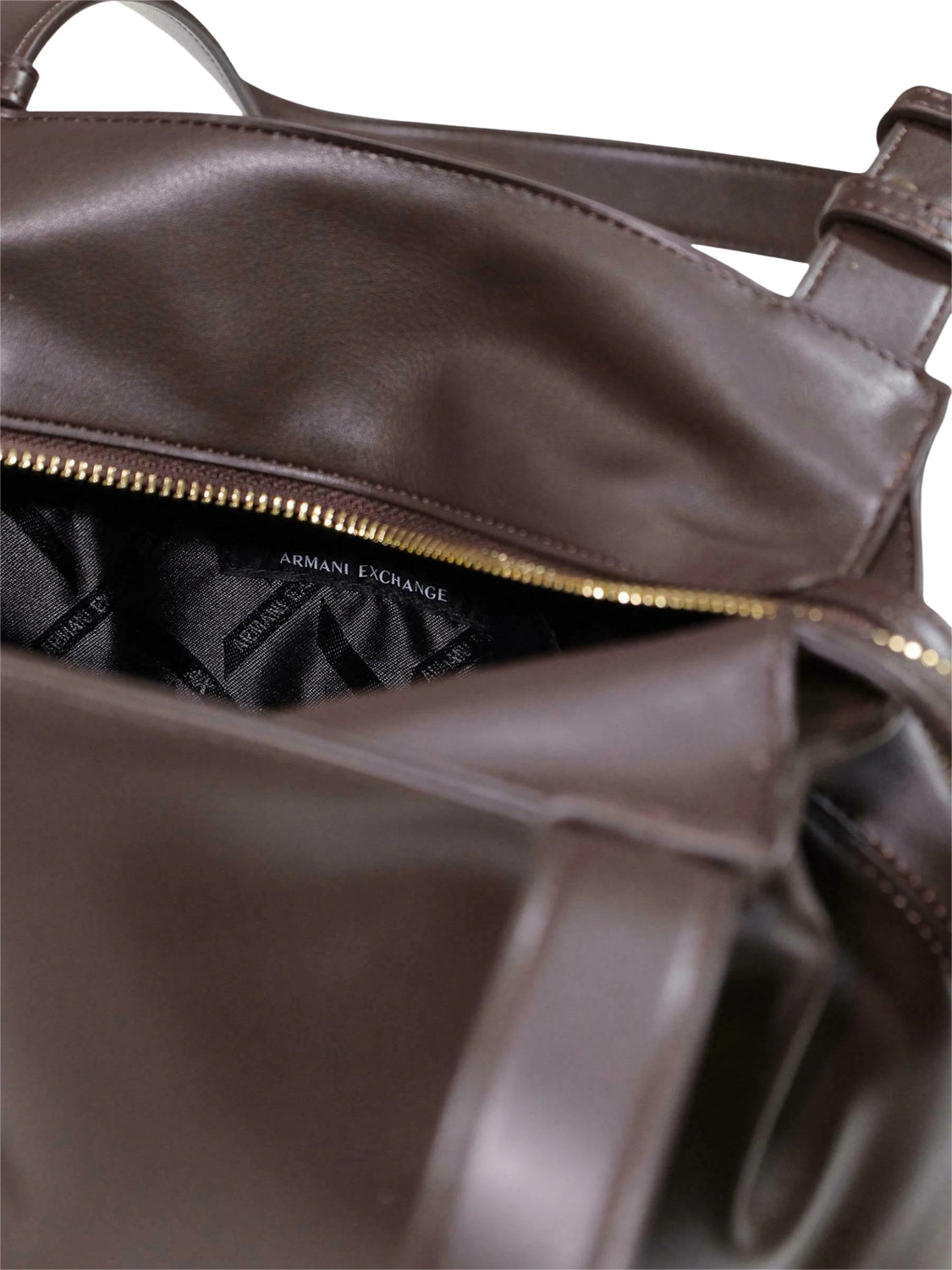 ARMANI EXCHANGE Borsa Armani Exchange Piccola A Spalla Con Due Manici - Marrone Antagonist