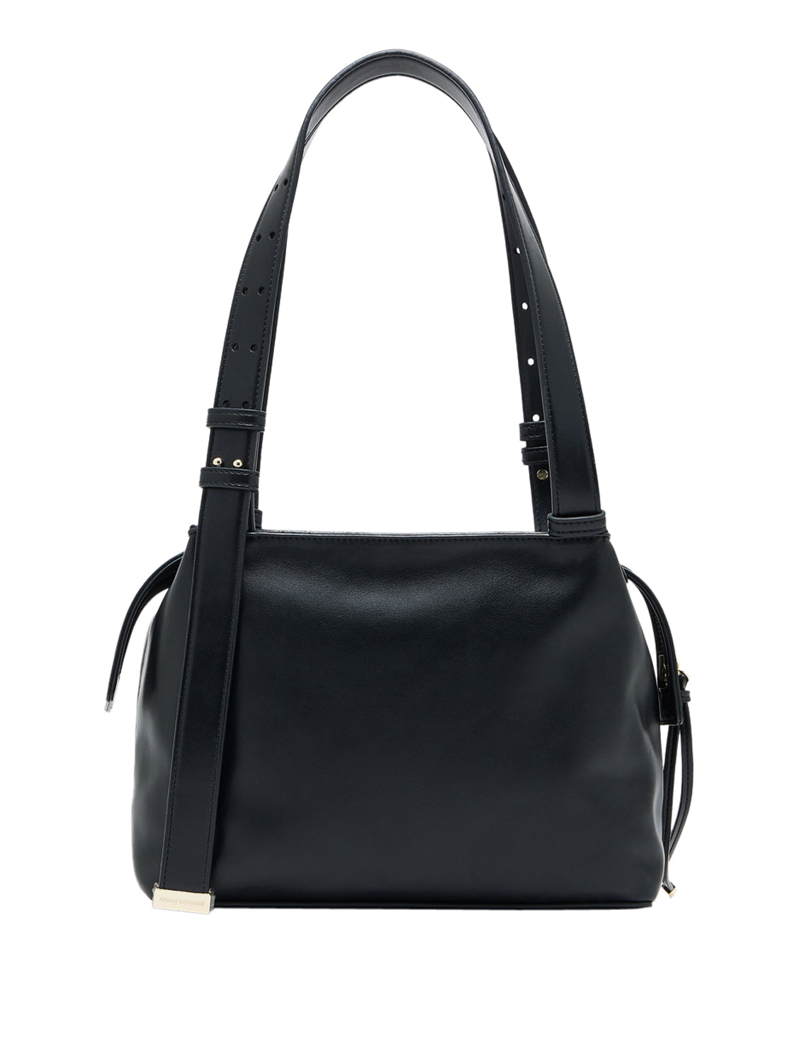 ARMANI EXCHANGE Borsa Shopper Armani Exchange Logo Frontale Nero BLACK