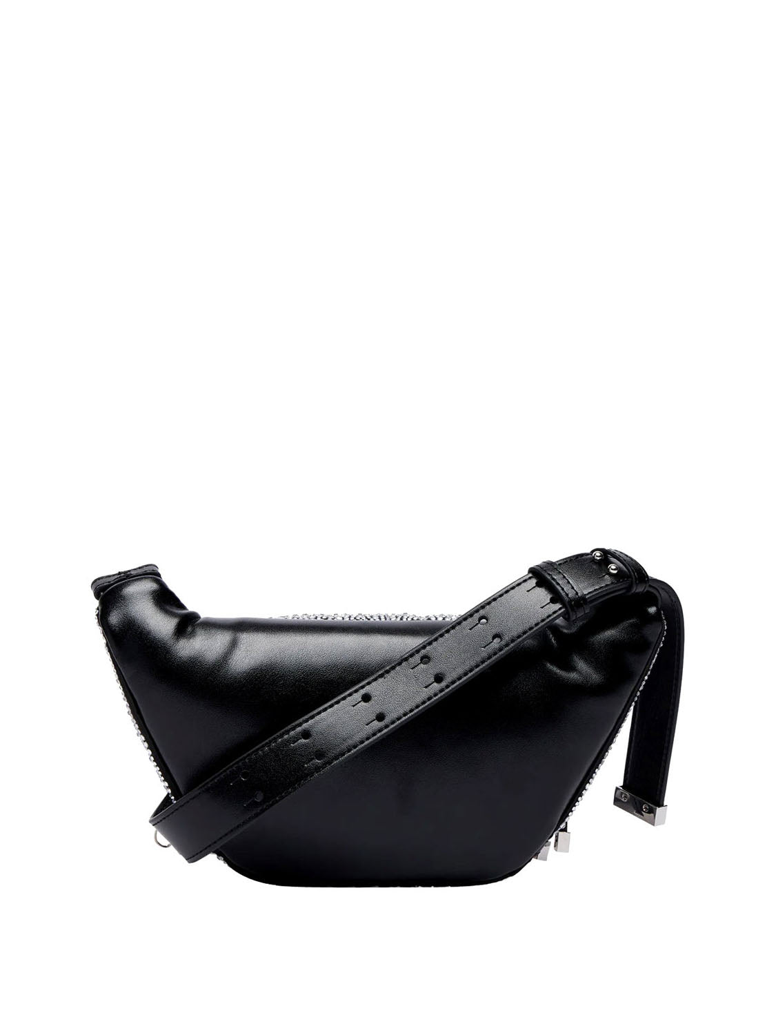 ARMANI EXCHANGE Mini Borsa Con Rivestimento Esterno In Vetro Armani Exchange - Black/Crystal Black/Crystal