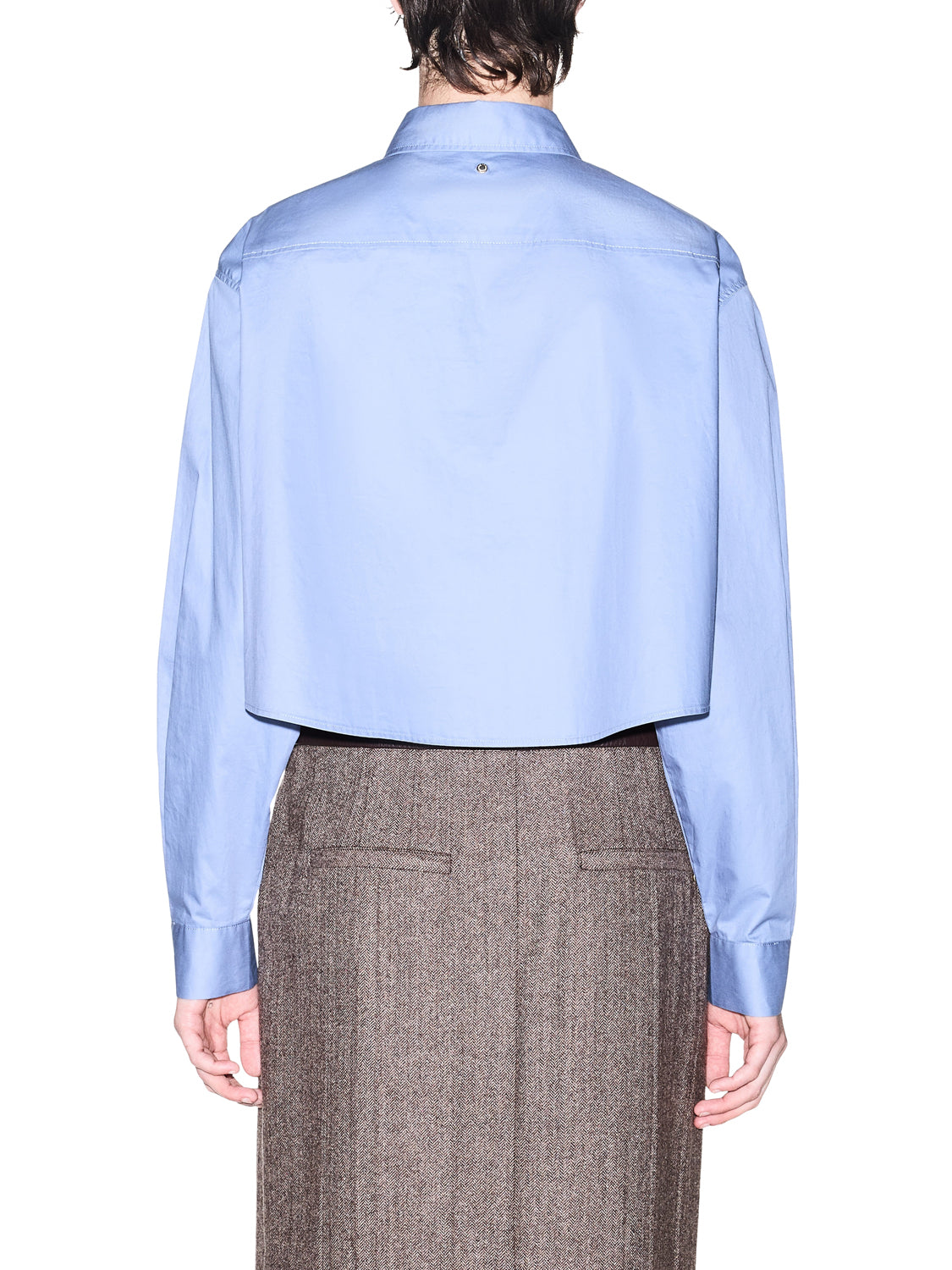 ARMANI EXCHANGE Camicia Armani Exchange In Tinta Unita Azzurro Country Blue