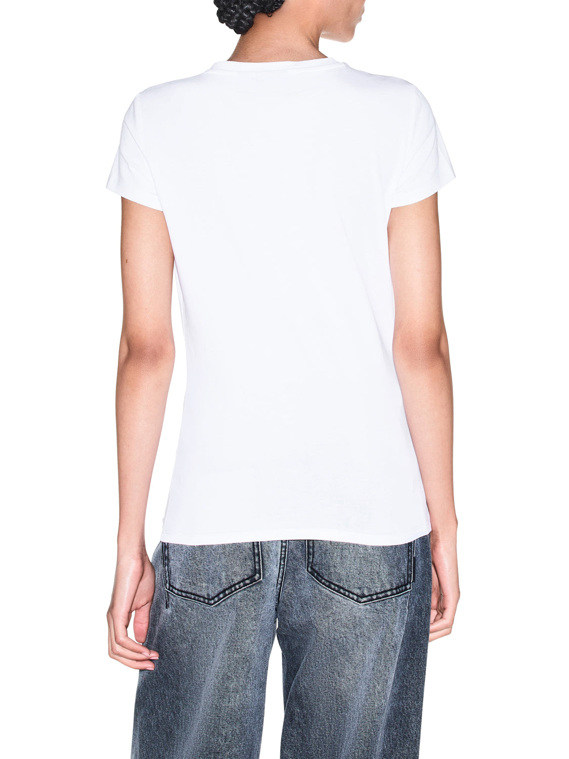 ARMANI EXCHANGE Armani Exchange T-Shirt Logo Frontale Bianco Optic White