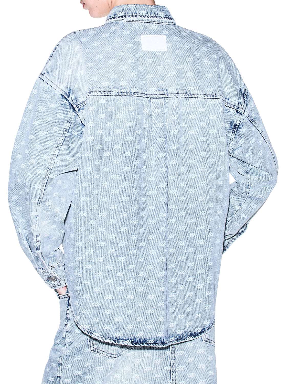 ARMANI EXCHANGE Armani Exchange Camicia Stampa All Over - Blu All Over Light Blue