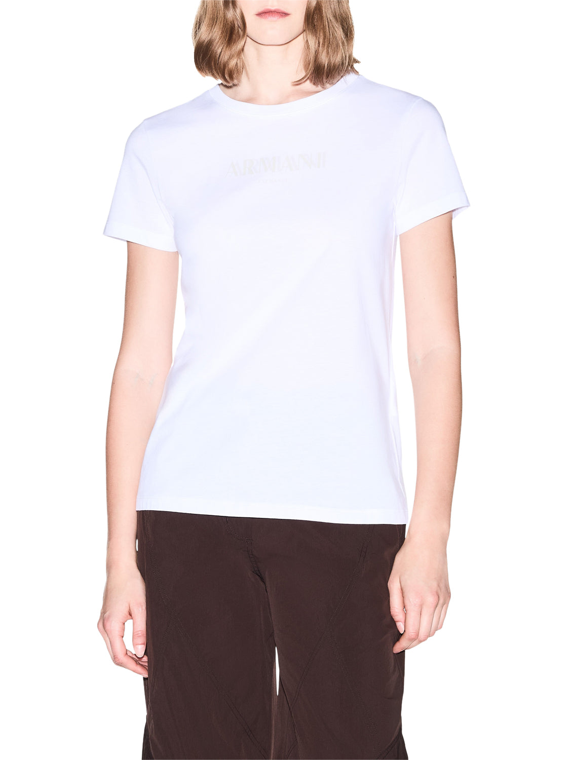ARMANI EXCHANGE Armani Exchange T-Shirt In Jersey Di Cotone Bianco Optic White
