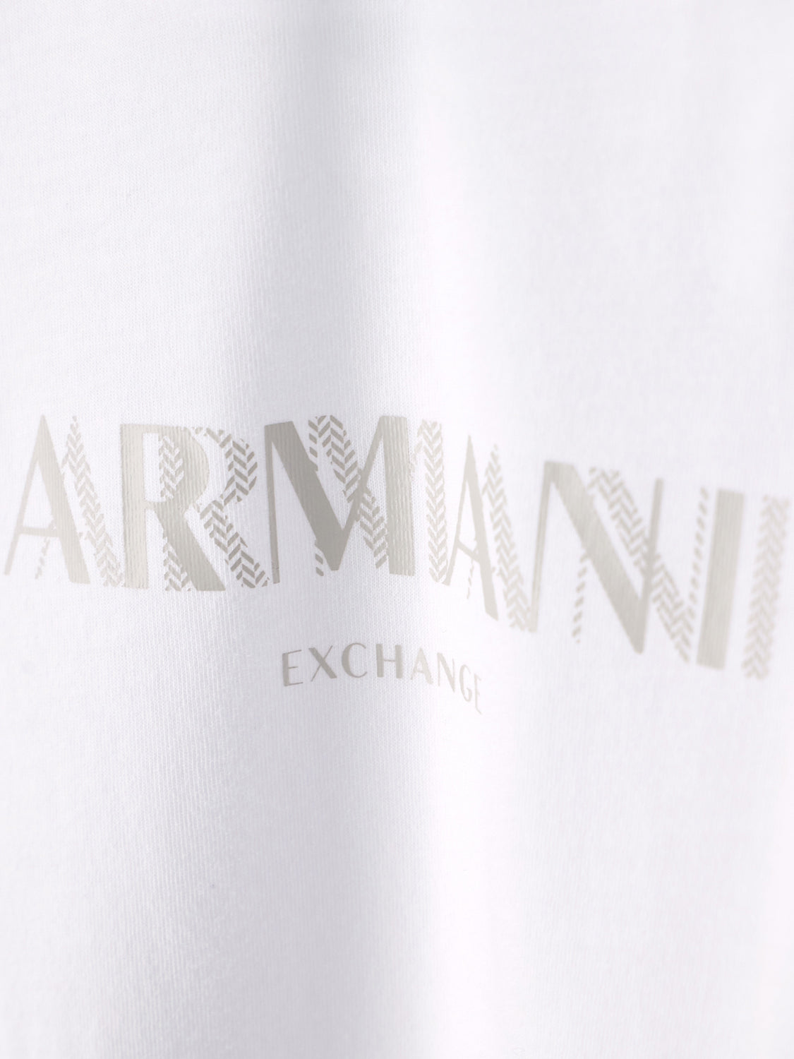 ARMANI EXCHANGE Armani Exchange T-Shirt In Jersey Di Cotone Bianco Optic White