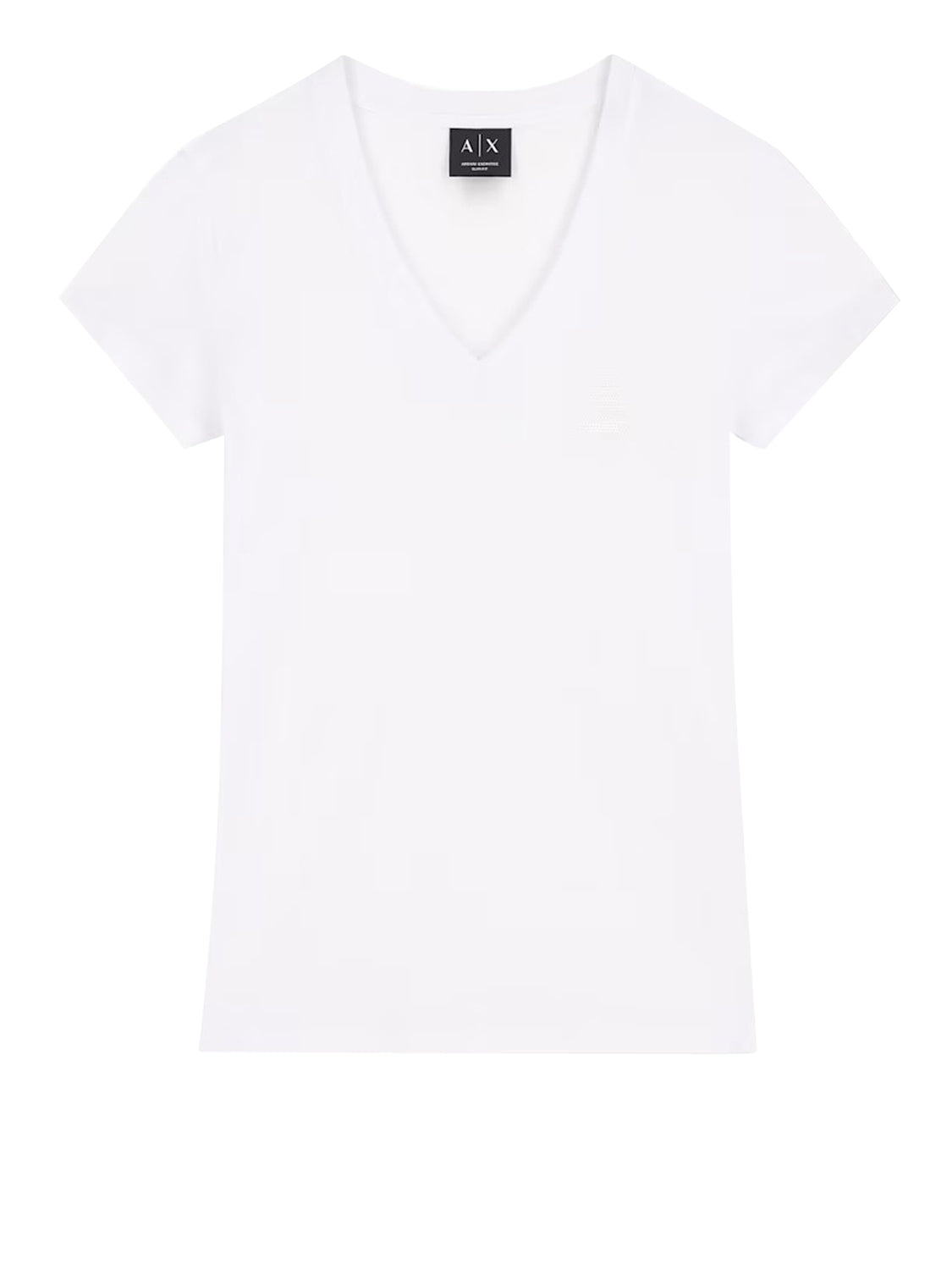 ARMANI EXCHANGE Tshirt Slim Fit In Jersey Di Cotone Armani Exchange - Bianco Optic White