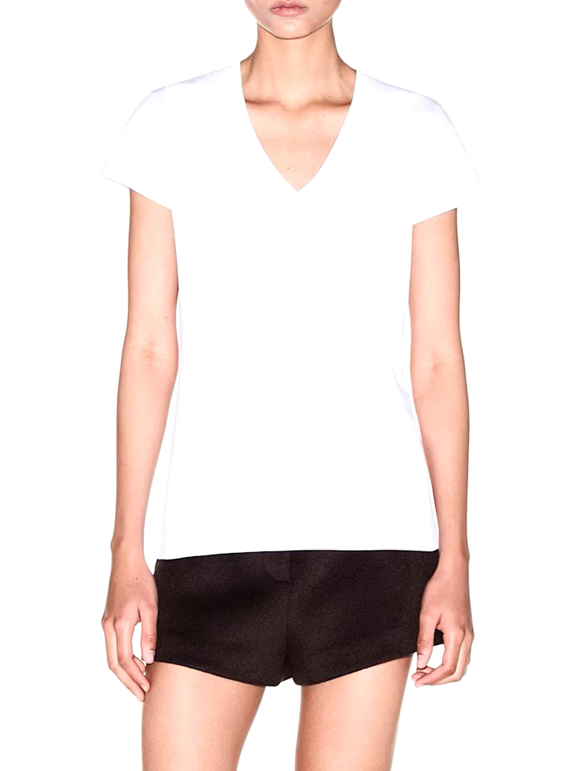 ARMANI EXCHANGE Tshirt Slim Fit In Jersey Di Cotone Armani Exchange - Bianco Optic White