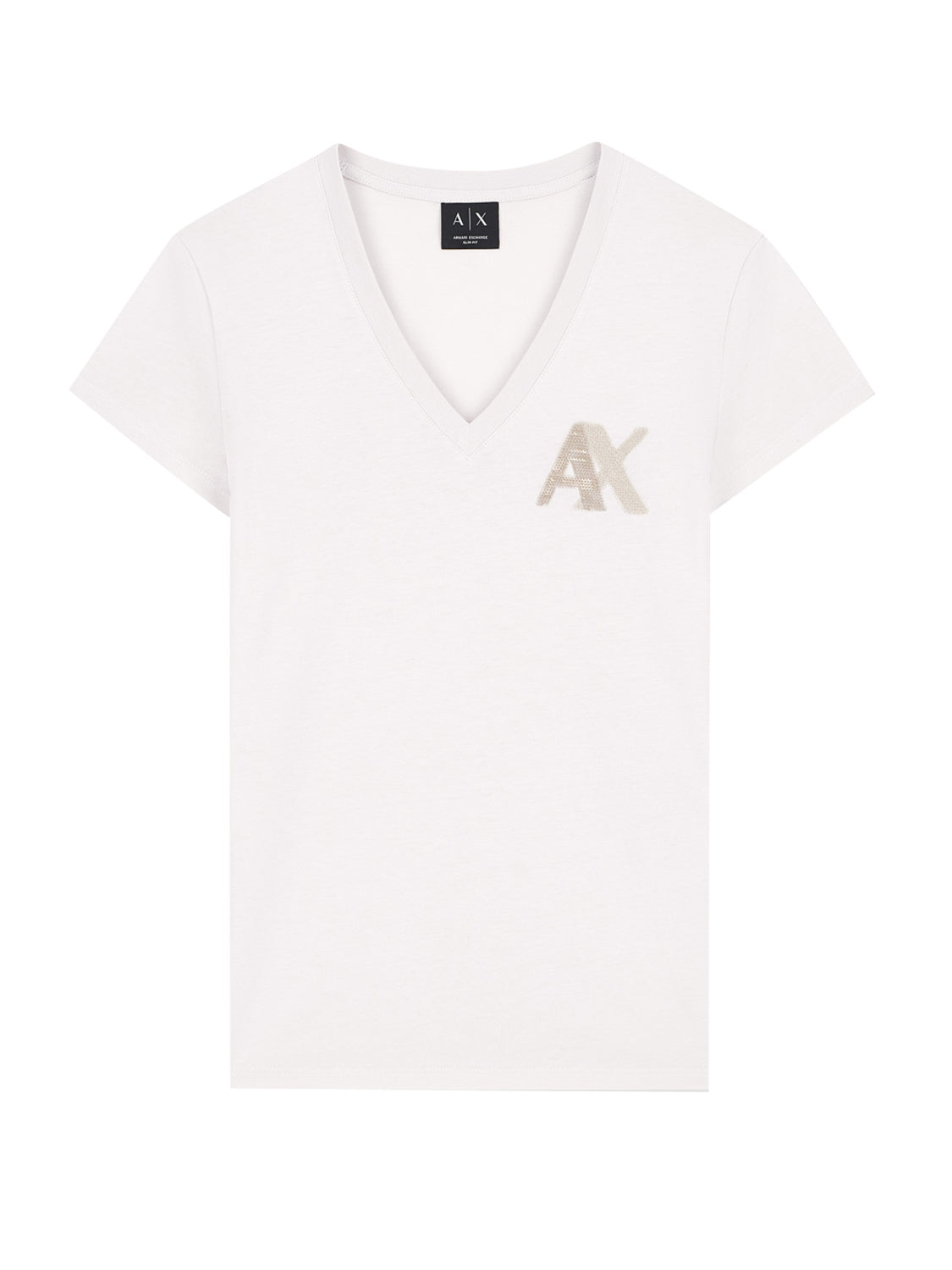 ARMANI EXCHANGE Armani Exchange T-Shirt Con Logo In Jersey Di Cotone - Bianco Repertoire