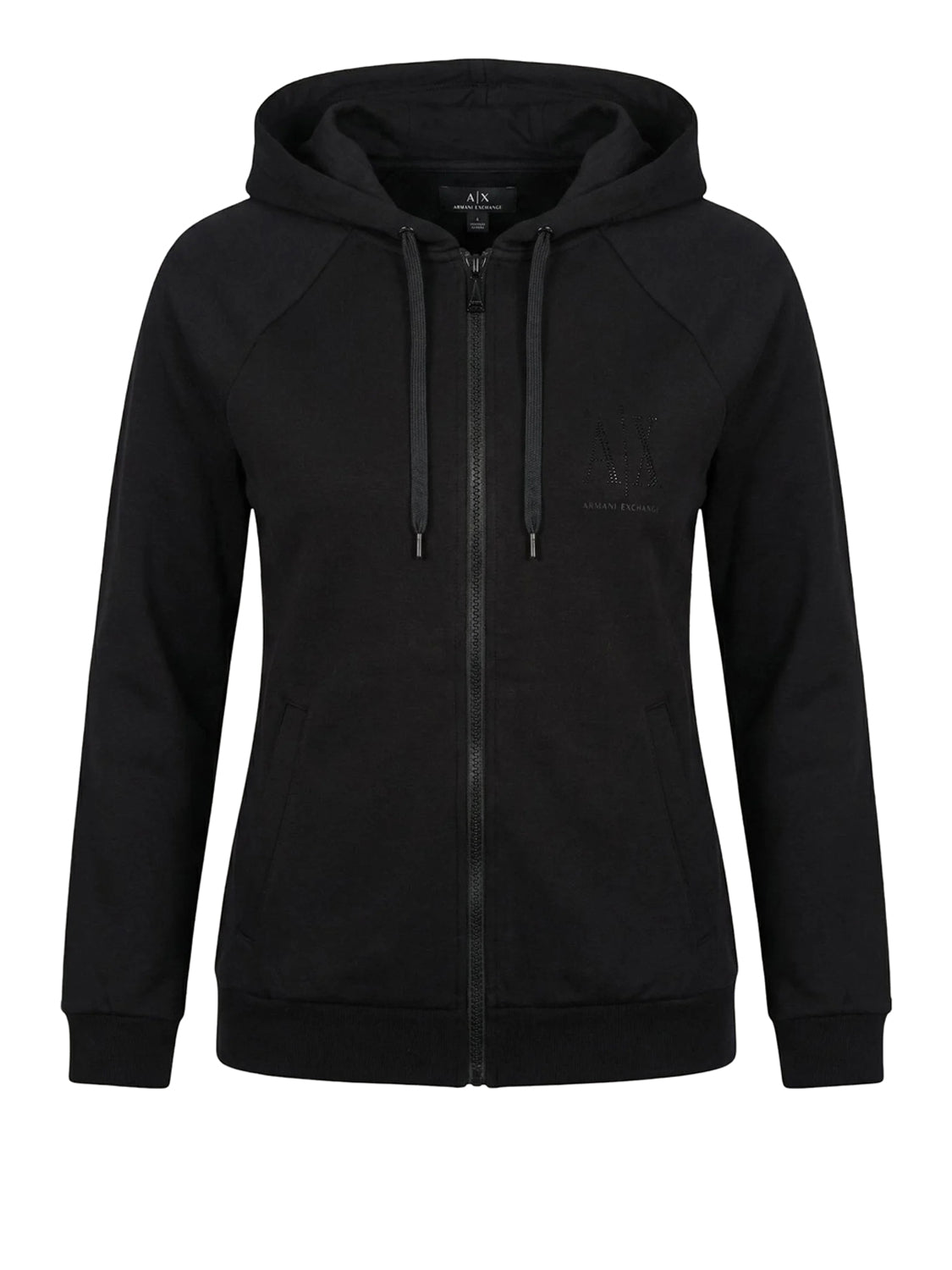 ARMANI EXCHANGE Armani Exchange Felpa In Tinta Unita - Nero BLACK
