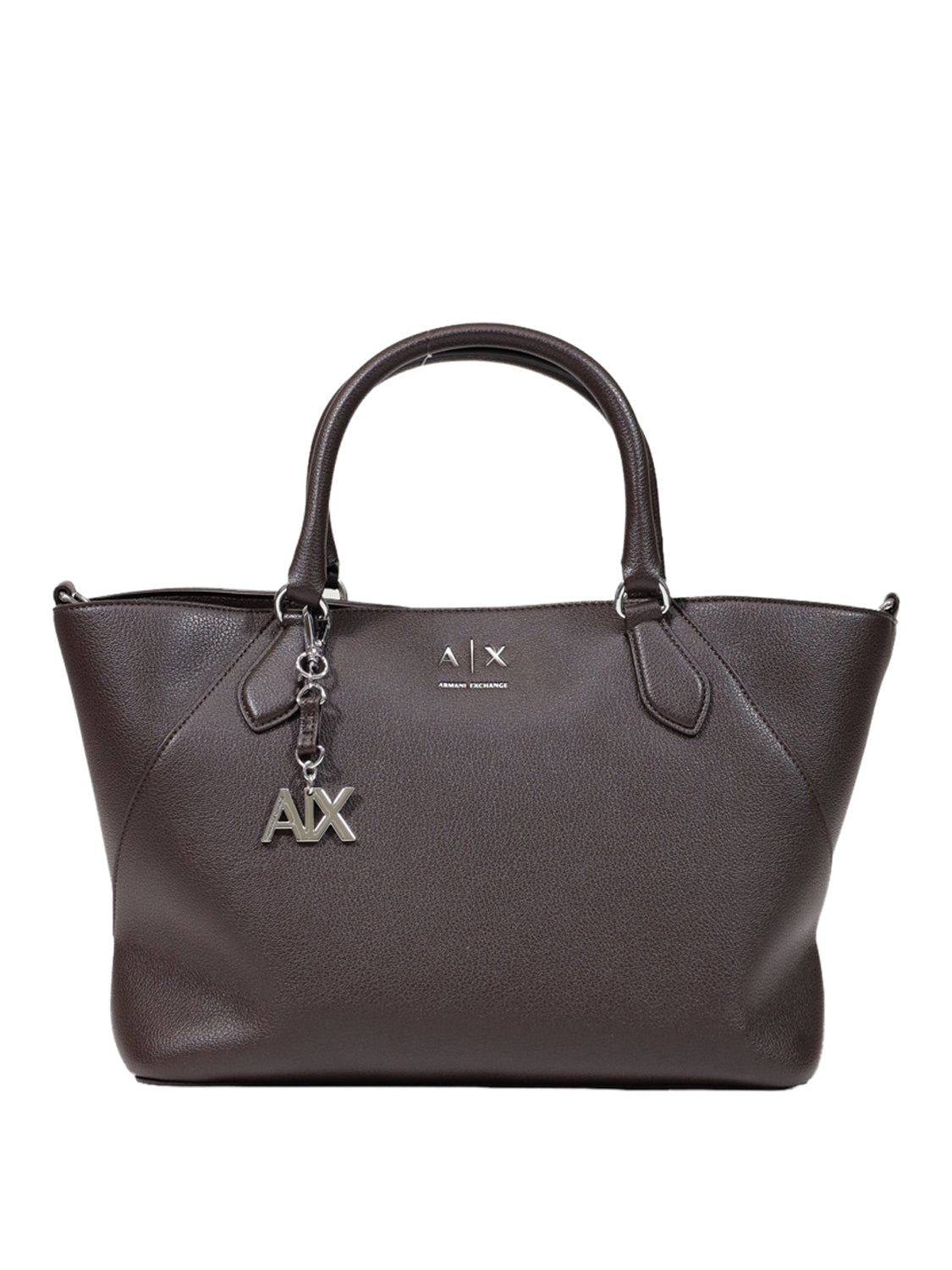 ARMANI EXCHANGE Borsa Shopper Armani Exchange Charm Logo Marrone Antagonist