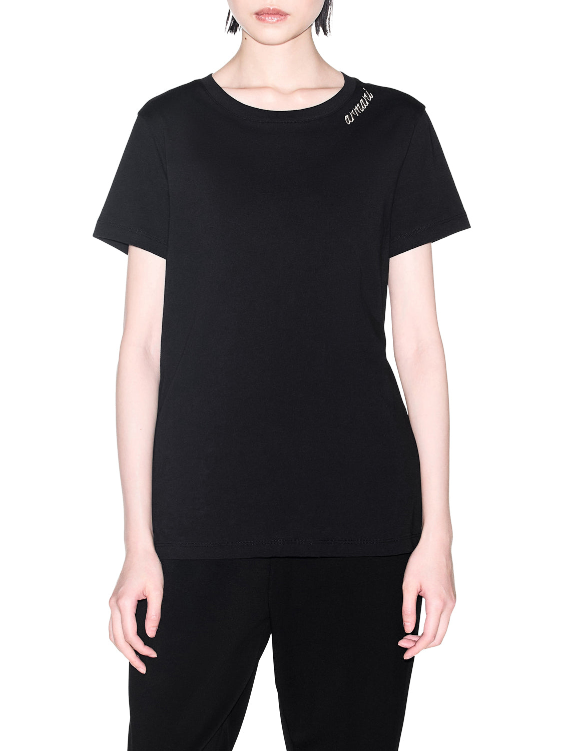ARMANI EXCHANGE Armani Exchange T-Shirt Tinta Unita - Nero BLACK