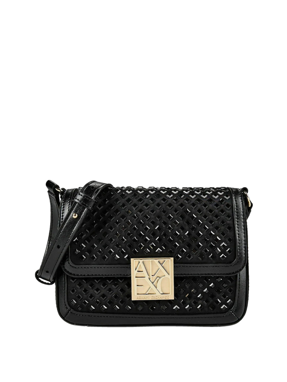 ARMANI EXCHANGE Armani Exchange Borsa A Tracolla Logo Frontale Nero Black / Black