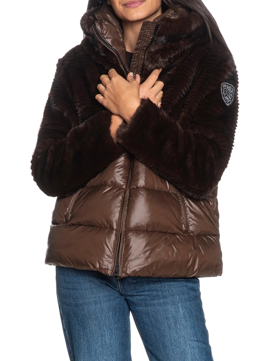 BLAUER Piumino Fanevil Blauer - Marrone Brown 30B