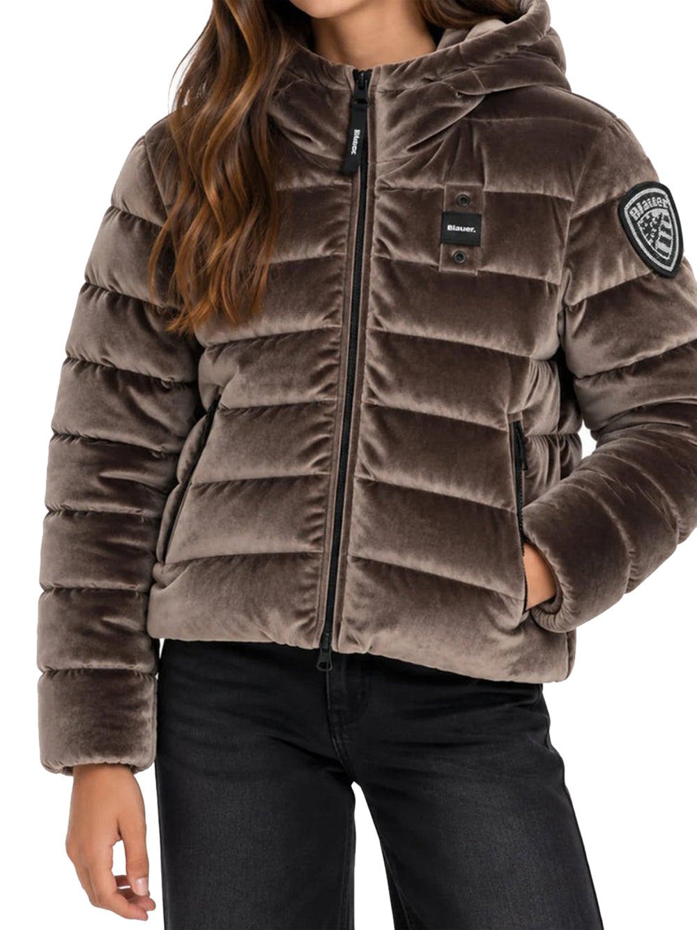 Blauer Piumino Velly Blauer - Marrone Brown 30B