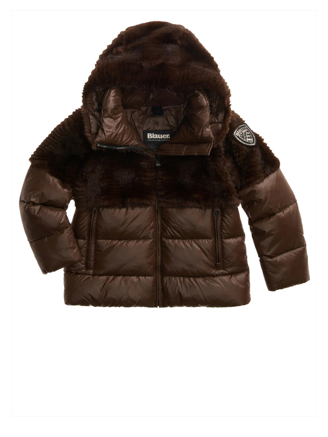 BLAUER Giubbotto Blauer Fanevil Junior Marrone Brown 30B