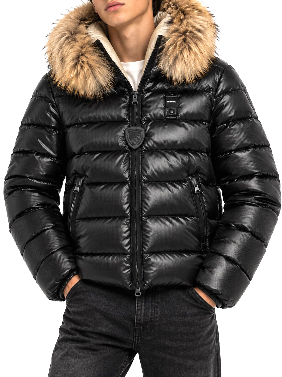 Blauer Piumino Ivory Blauer Nero Nero Interno Beige 301