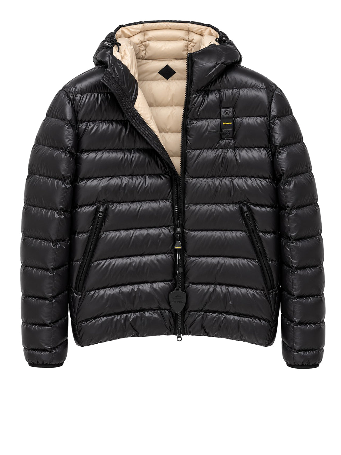 BLAUER Piumino Adams Junior Blauer - Nero/Beige Nero Interno Beige 301