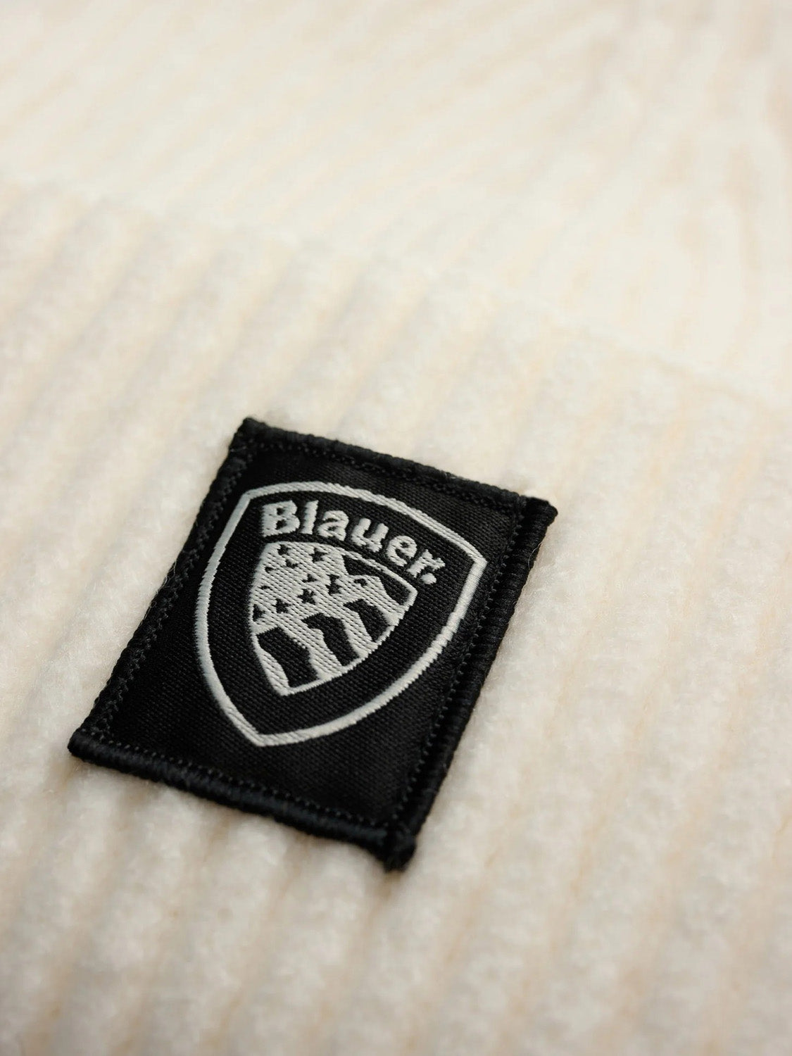 BLAUER Berretto Risvolto Doppio Wabash Bianco Bianco neve
