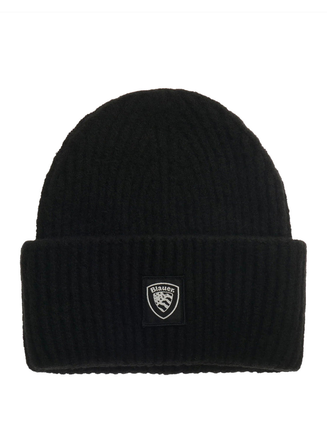 BLAUER Berretto Risvolto Doppio Wabash Nero Nero