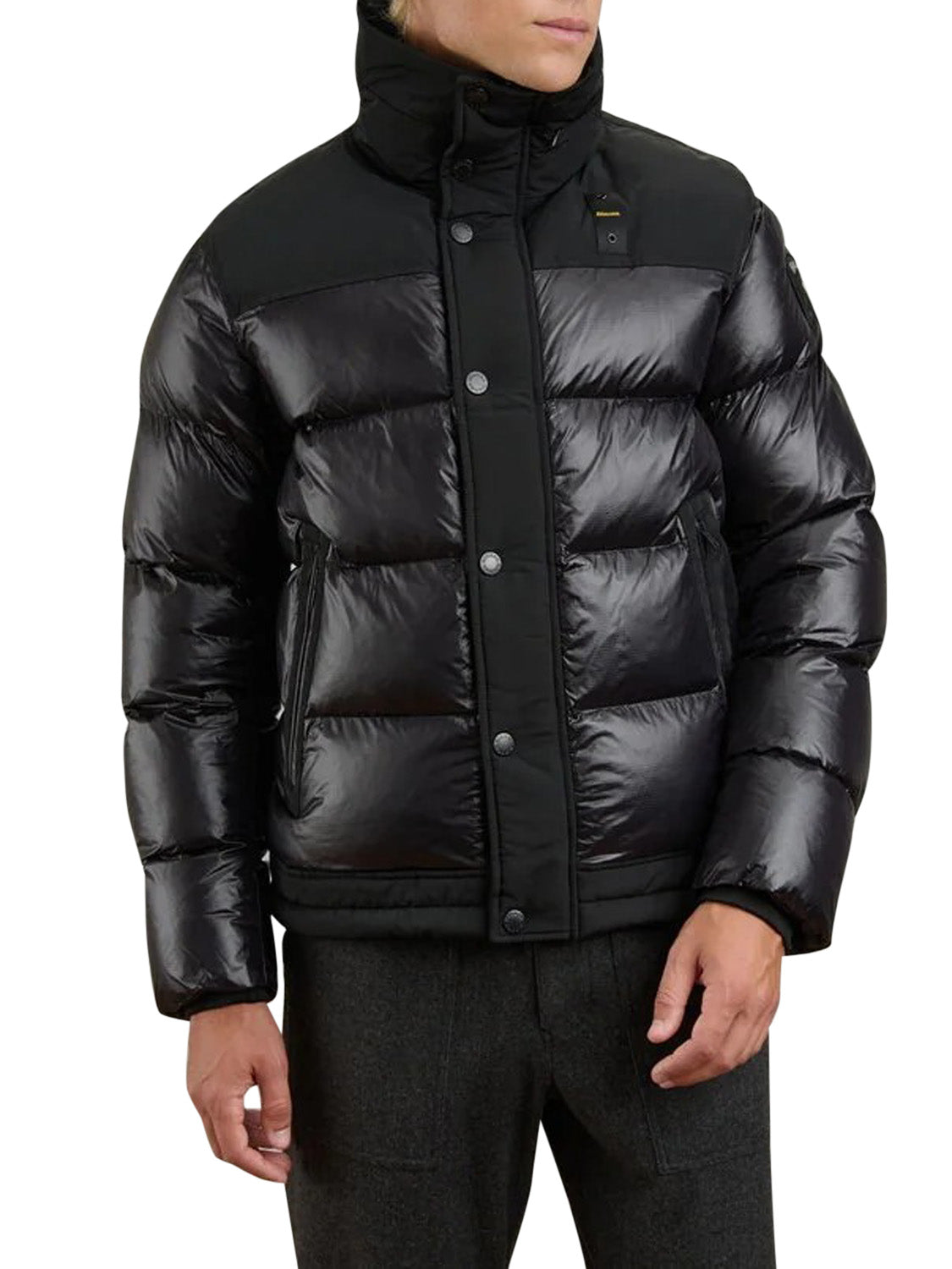 BLAUER Piumino Perkins Blauer - Nero/Beige Nero/beige