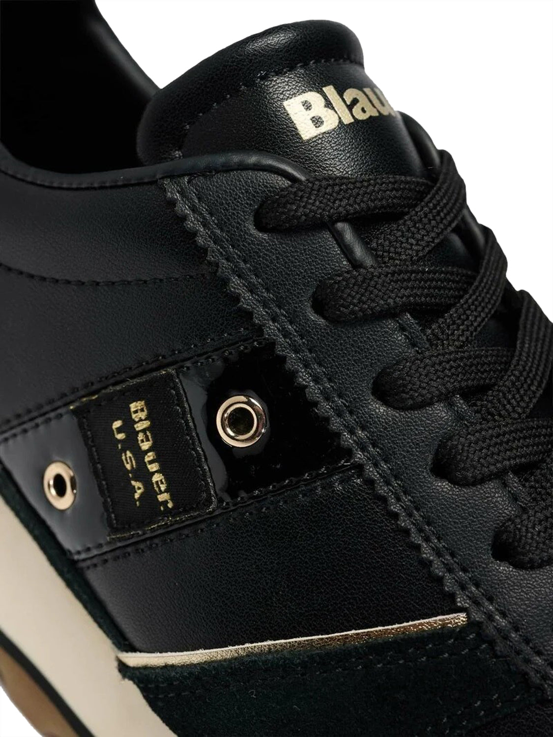 BLAUER Sneakers Blauer Mills01 - Nero/Leopardata Black/Leopard