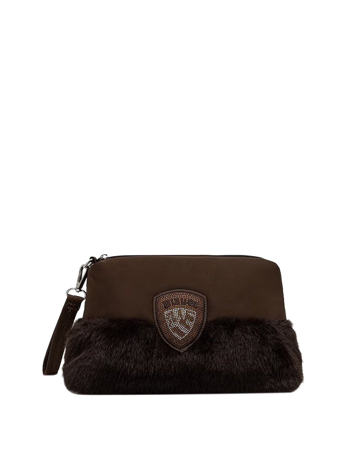 BLAUER Borsa Pochette F6MIRA02/PAD Blauer - Marrone Scuro Dark Brown