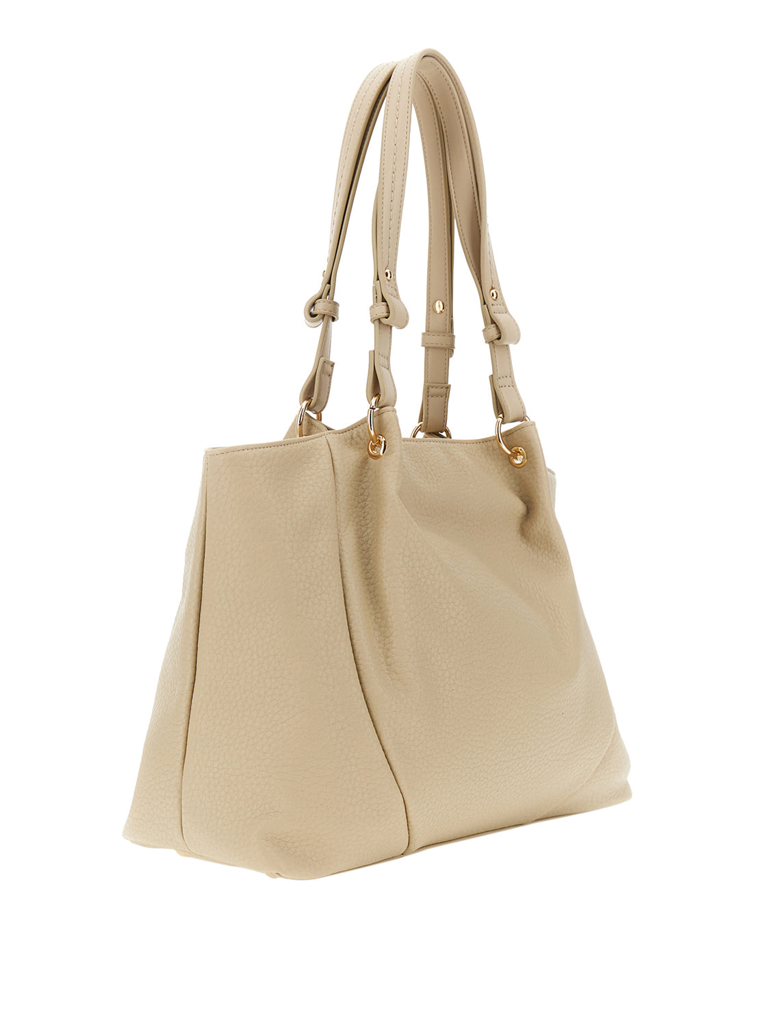 CAFE'NOIR Borsa Shopper Cafè Noir Morbida Shopping Con Pieghe In Materiale Sintetico - Beige Beige