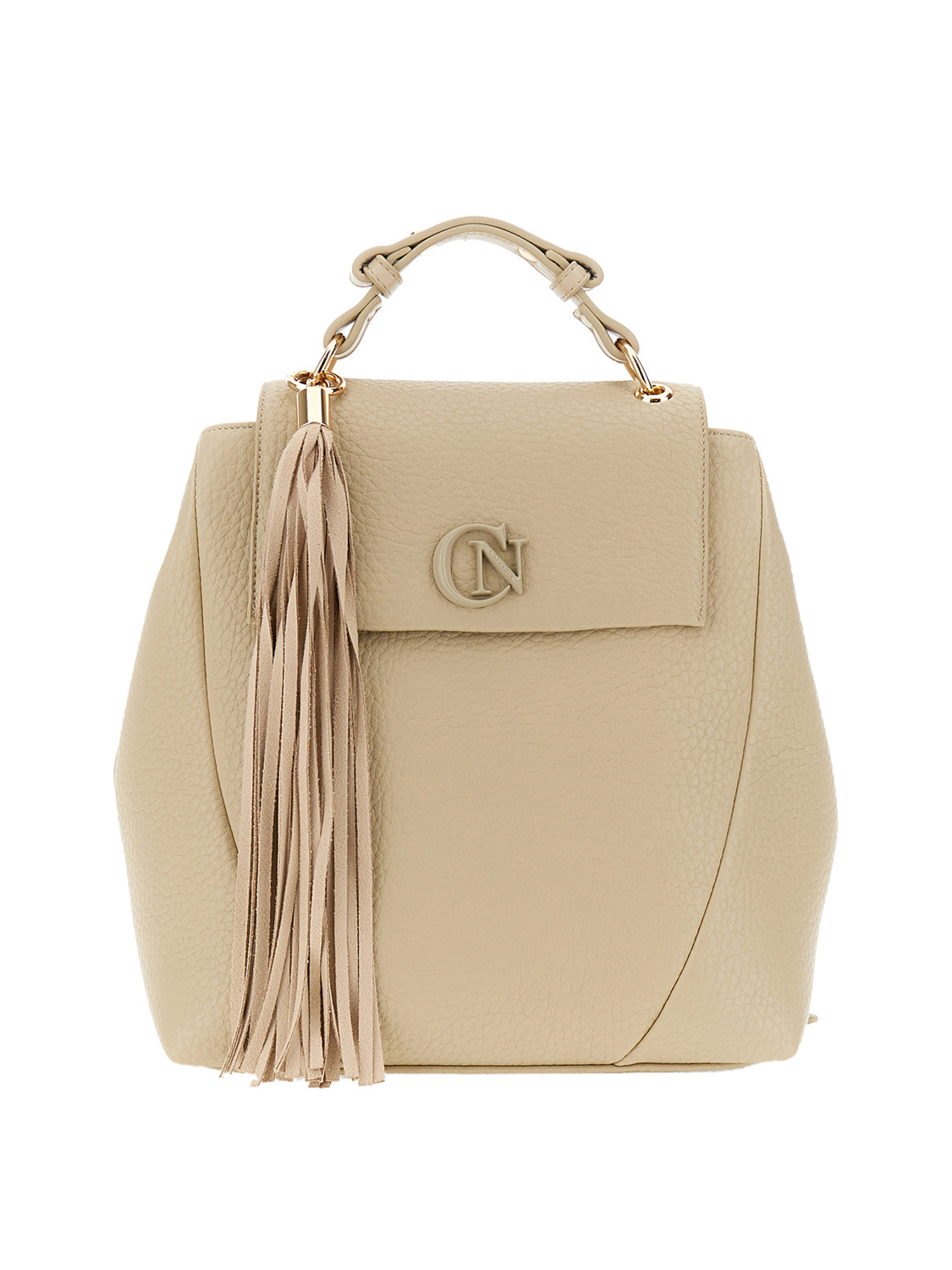 CAFE'NOIR Cafè Noir Zaino Con Pattina In Materiale Sintetico - Beige Beige