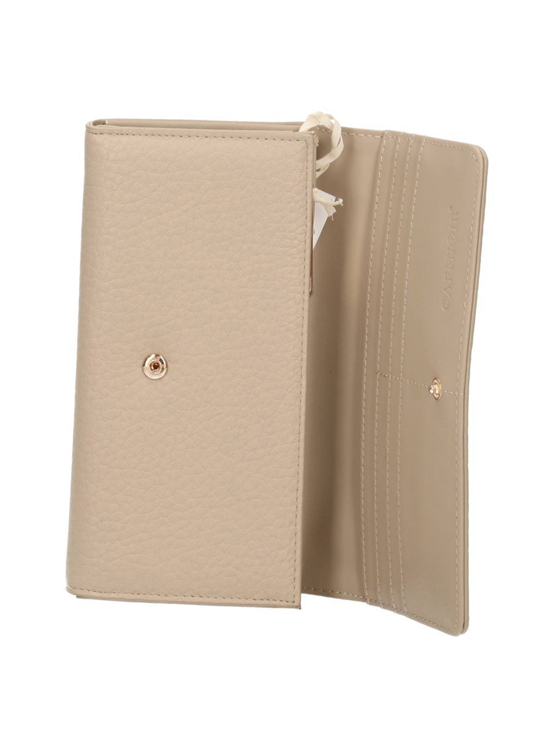 CAFE'NOIR Portafoglio grande con pattina effetto pelle Beige Beige