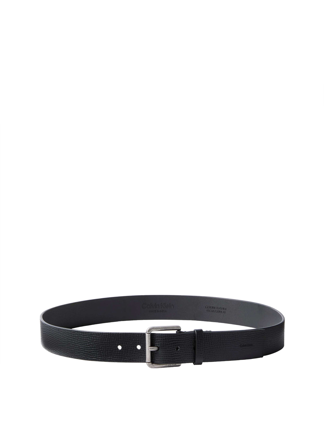 CALVIN ACC.1USCITA Calvin Klein Cintura Casual Roller Buckle 40Mm - Nero Black/Antique Silver