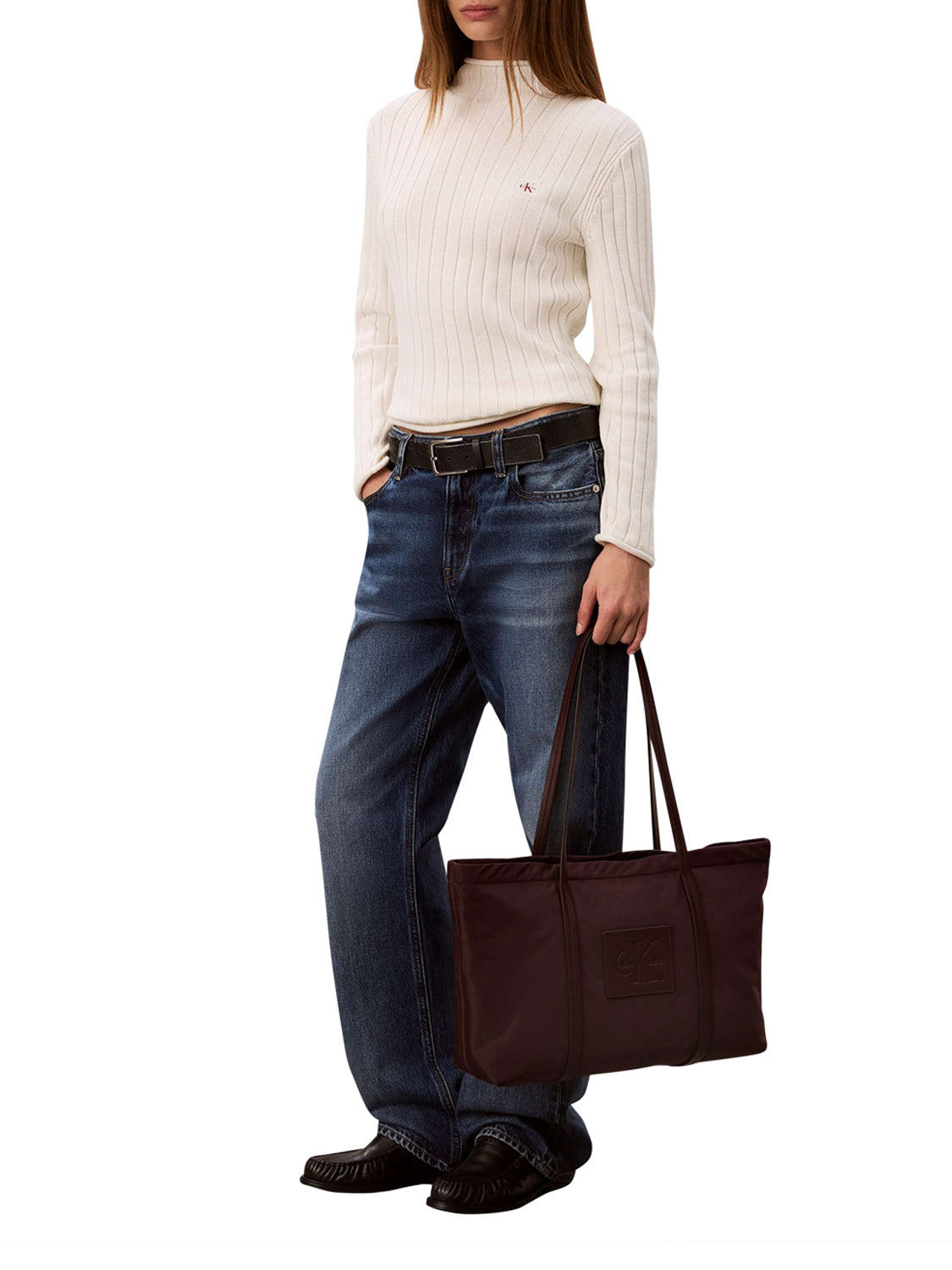 CALVIN ACC.2USCITA Calvin Klein Borsa a Mano Donna Fudge - Multicolore FUDGE