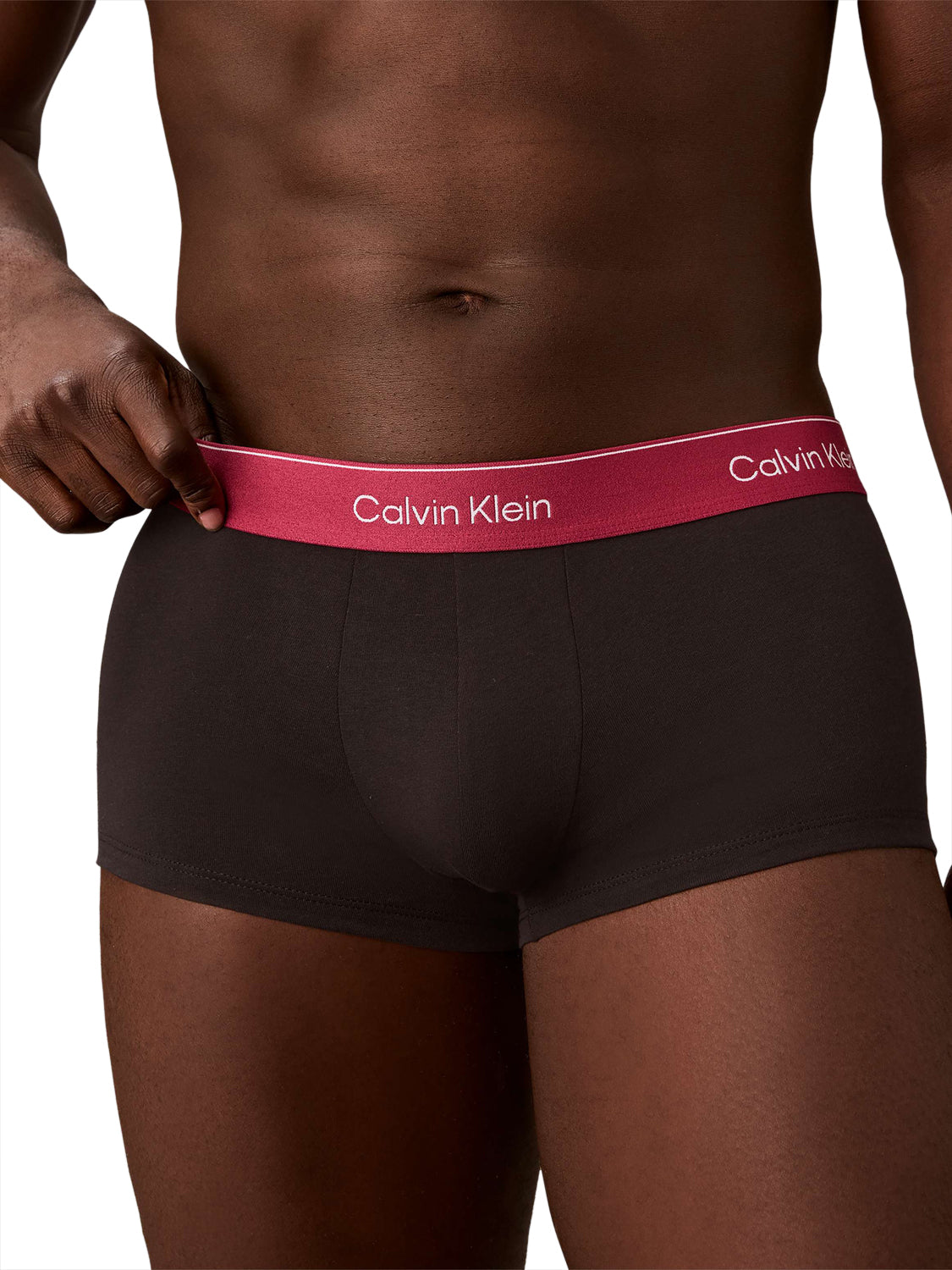Calvin Klein Boxer Low Rise Trunk 3Pk Calvin Klein - Nero Black Bodies W/ Poseidon Blue