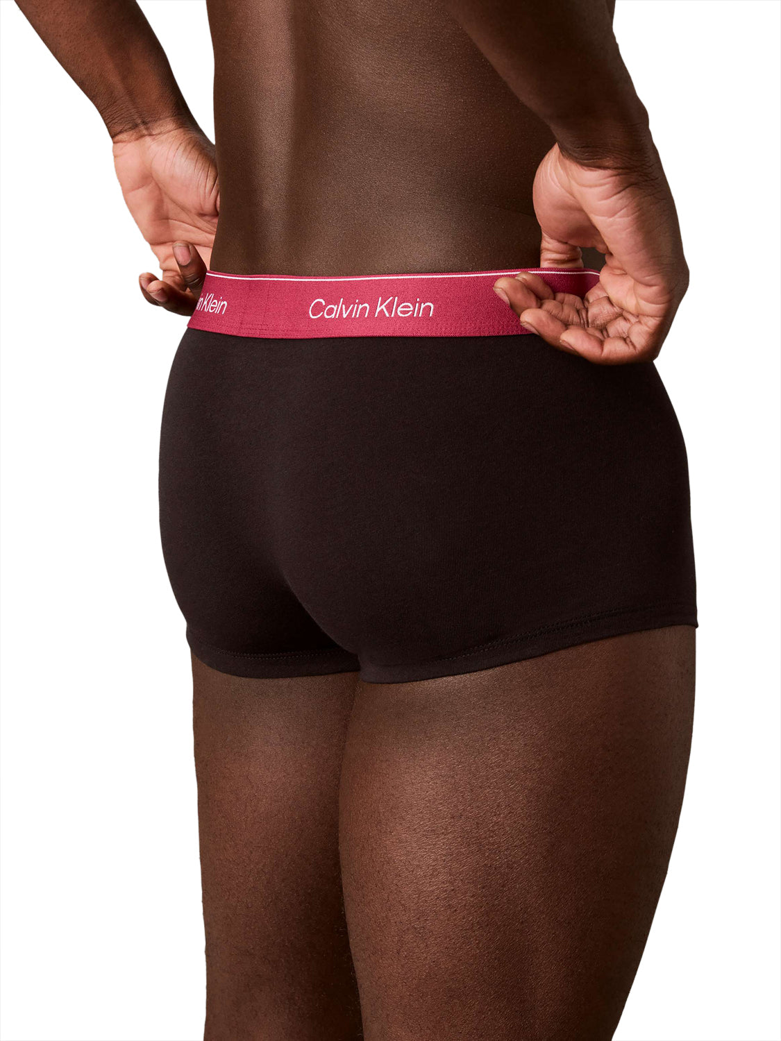 Calvin Klein Boxer Low Rise Trunk 3Pk Calvin Klein - Nero Black Bodies W/ Poseidon Blue