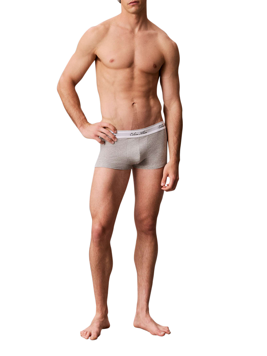 CALVIN UNDERWEAR Calvin Klein Boxer Uomo Black/grey Heather/dark Sapph - Grigio Black/Grey Heather/Dark Sapph