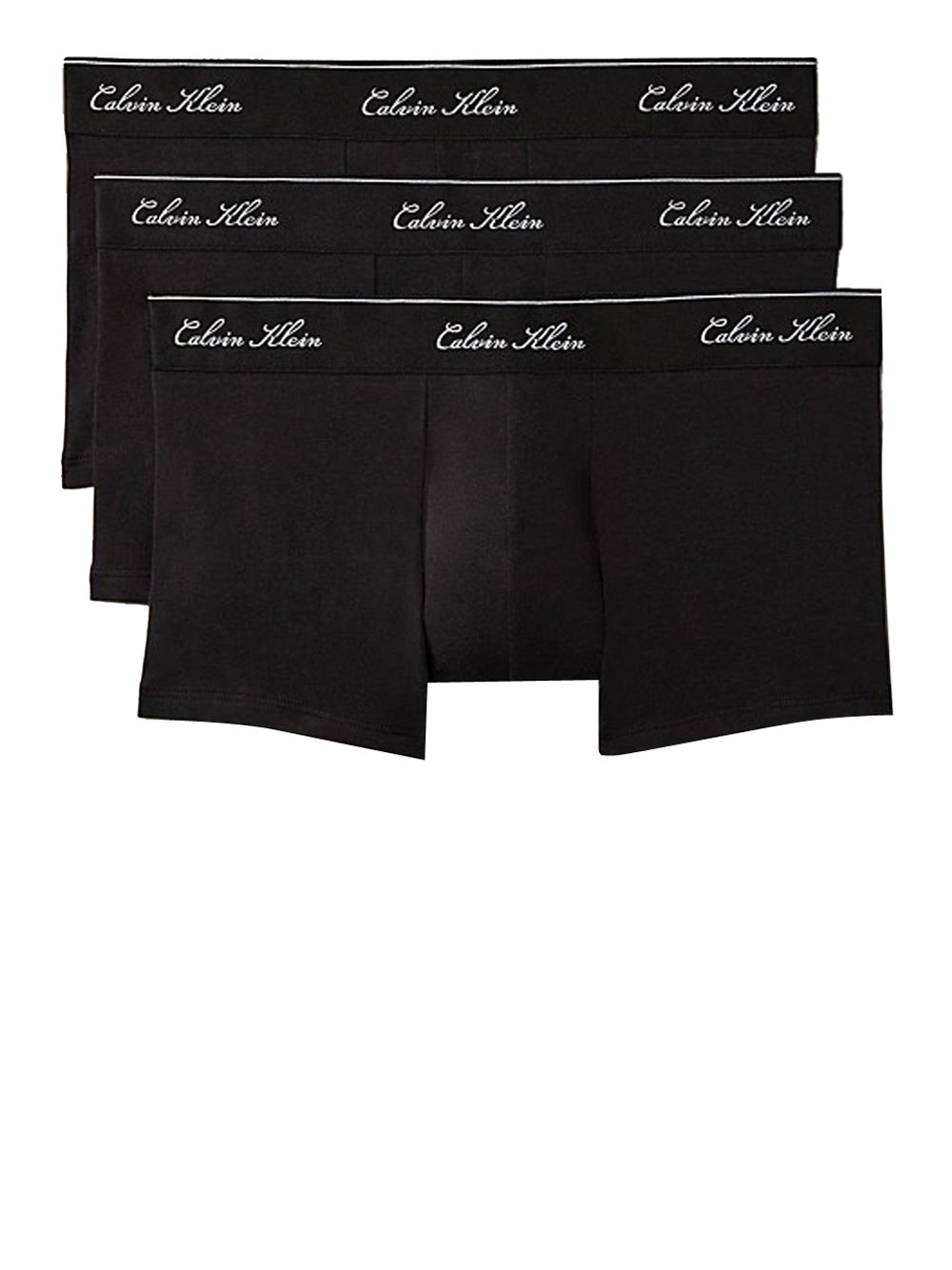 Calvin Klein Boxer Vita Bassa Icon Cotton Calvin Klein - Nero Black W/ Dtm Wb