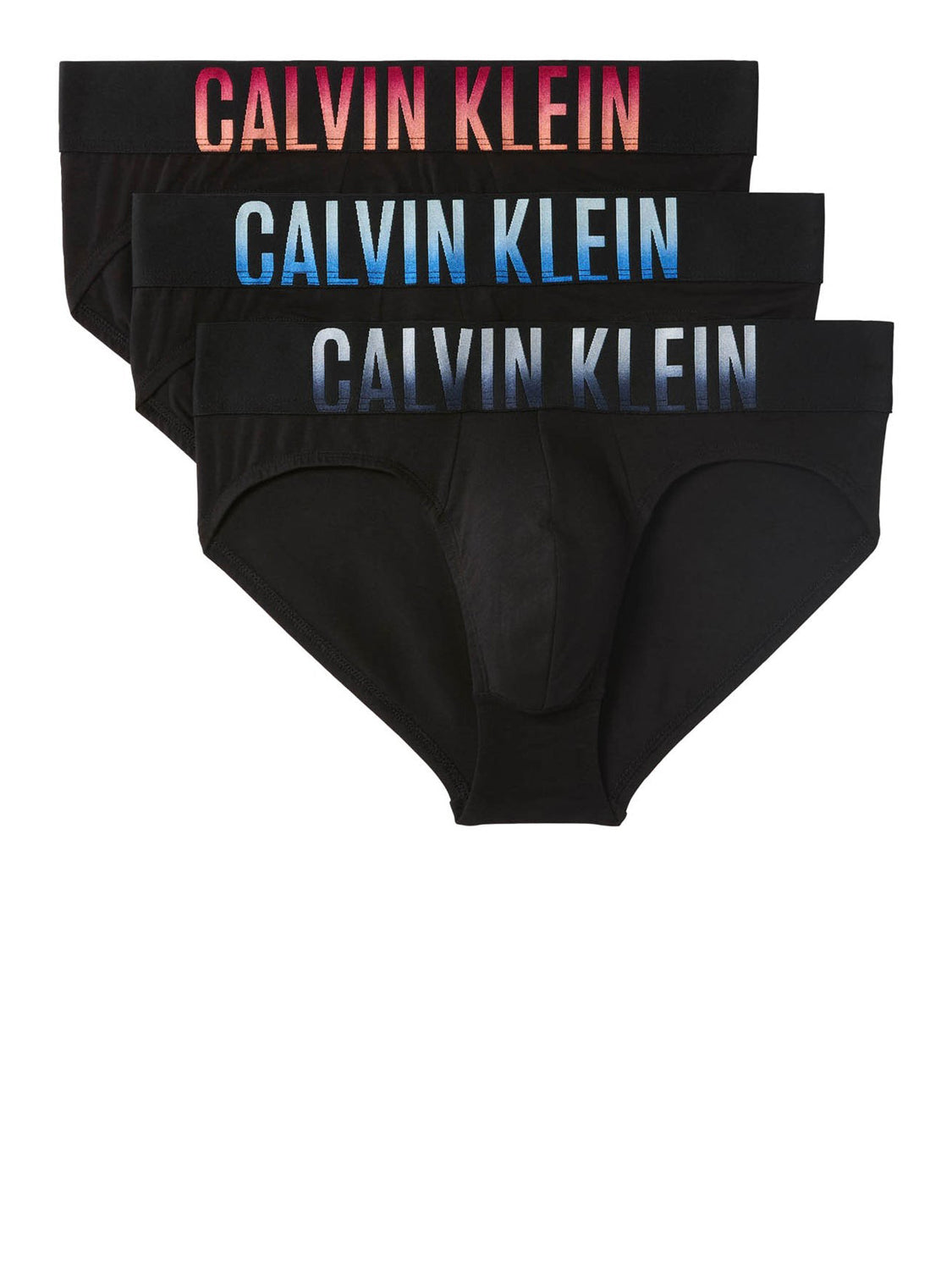 Calvin Klein Slip 3Pk Intense Power Cotton Stretch Calvin Klein - Blck Bdies W Pln Air Drk Sphi Blck Bdies W Pln Air Drk Sphi